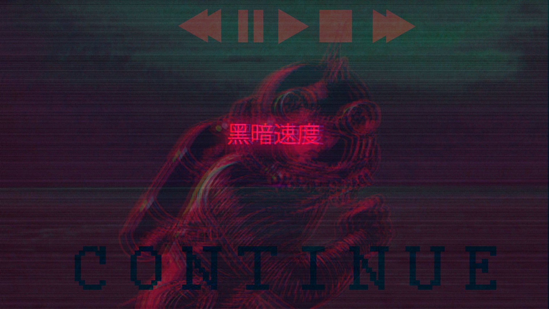 China, Go Go Tomago, dark, glitch art, HD Wallpaper