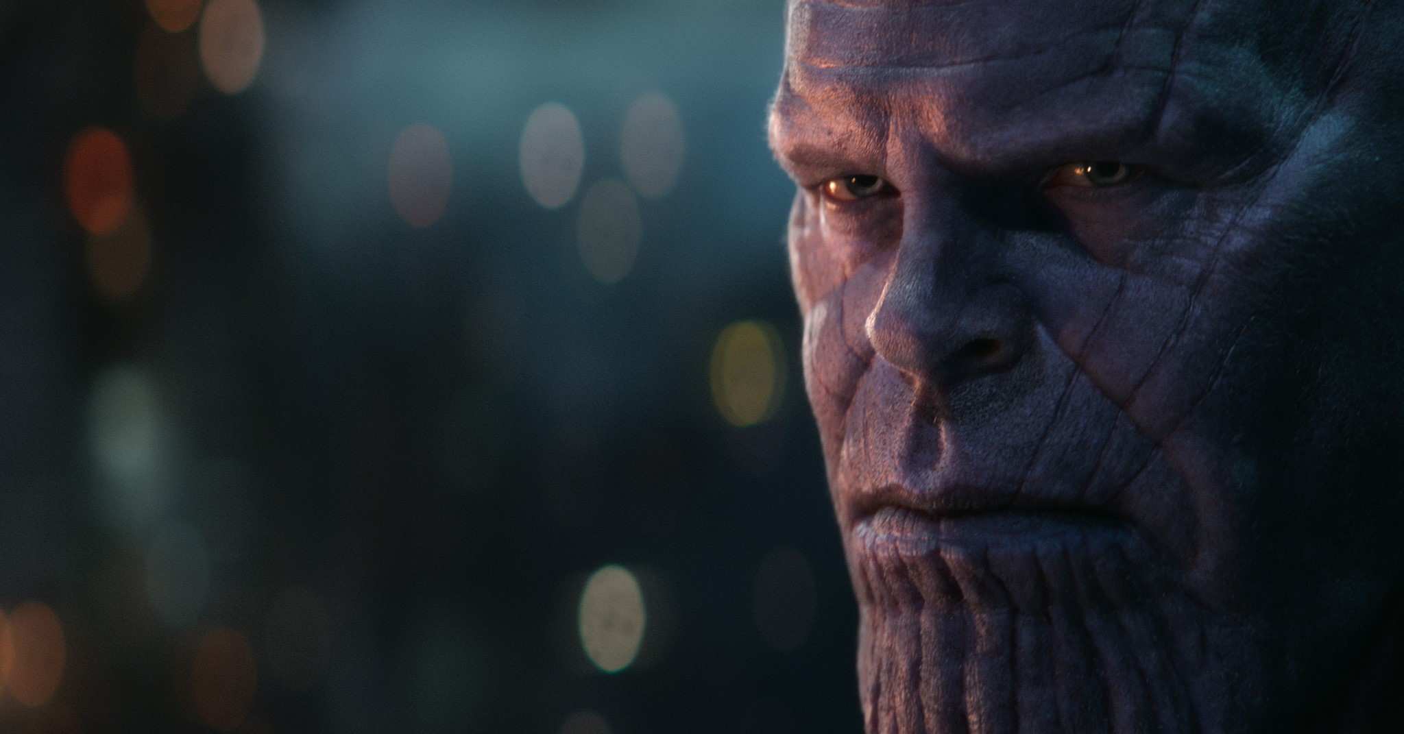 Avengers Infinity War, scars, portrait, Thanos, The Avengers, Marvel Cinematic Universe, Marvel Comics, HD Wallpaper