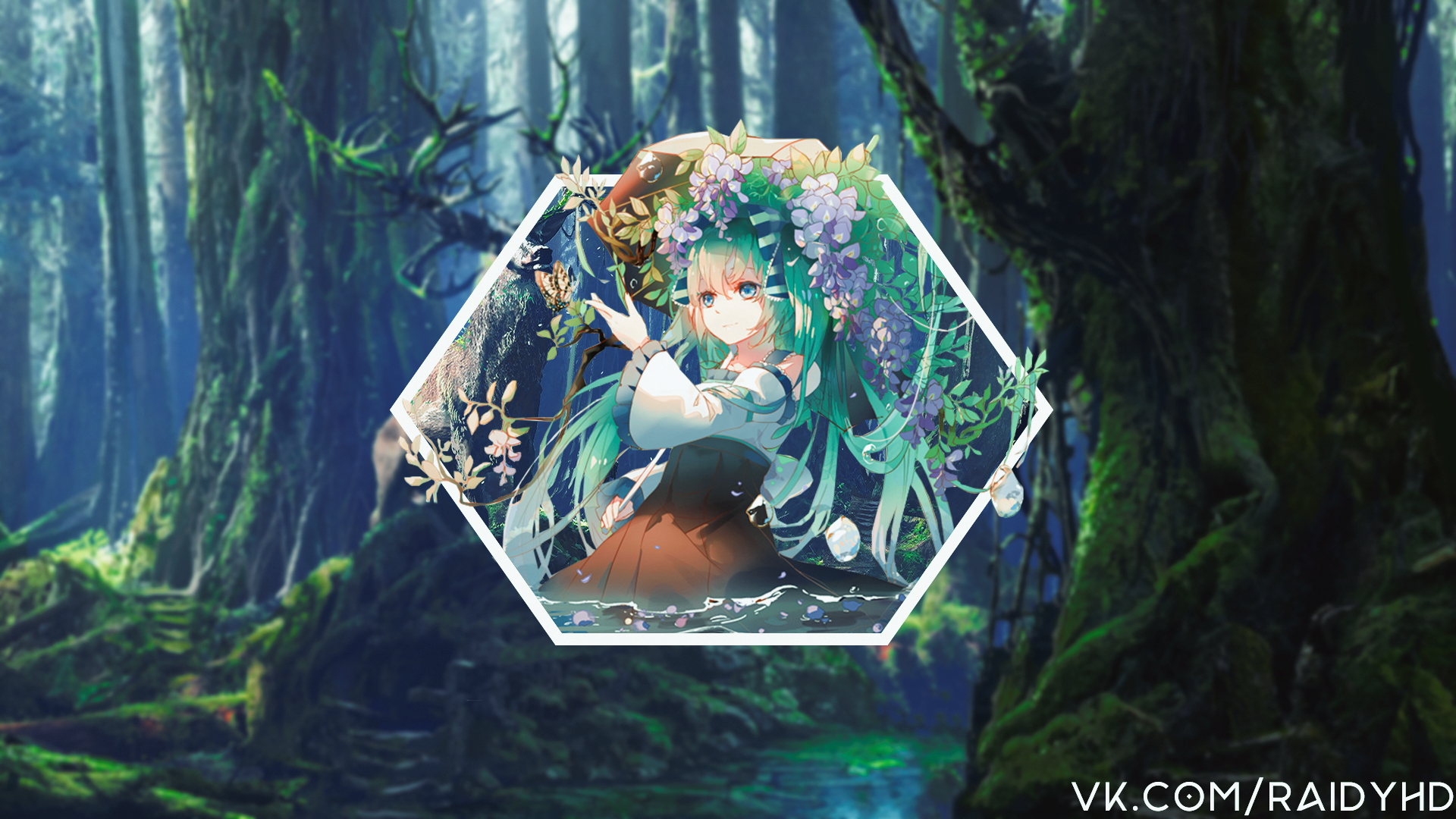 anime, anime girls, picture-in-picture, HD Wallpaper