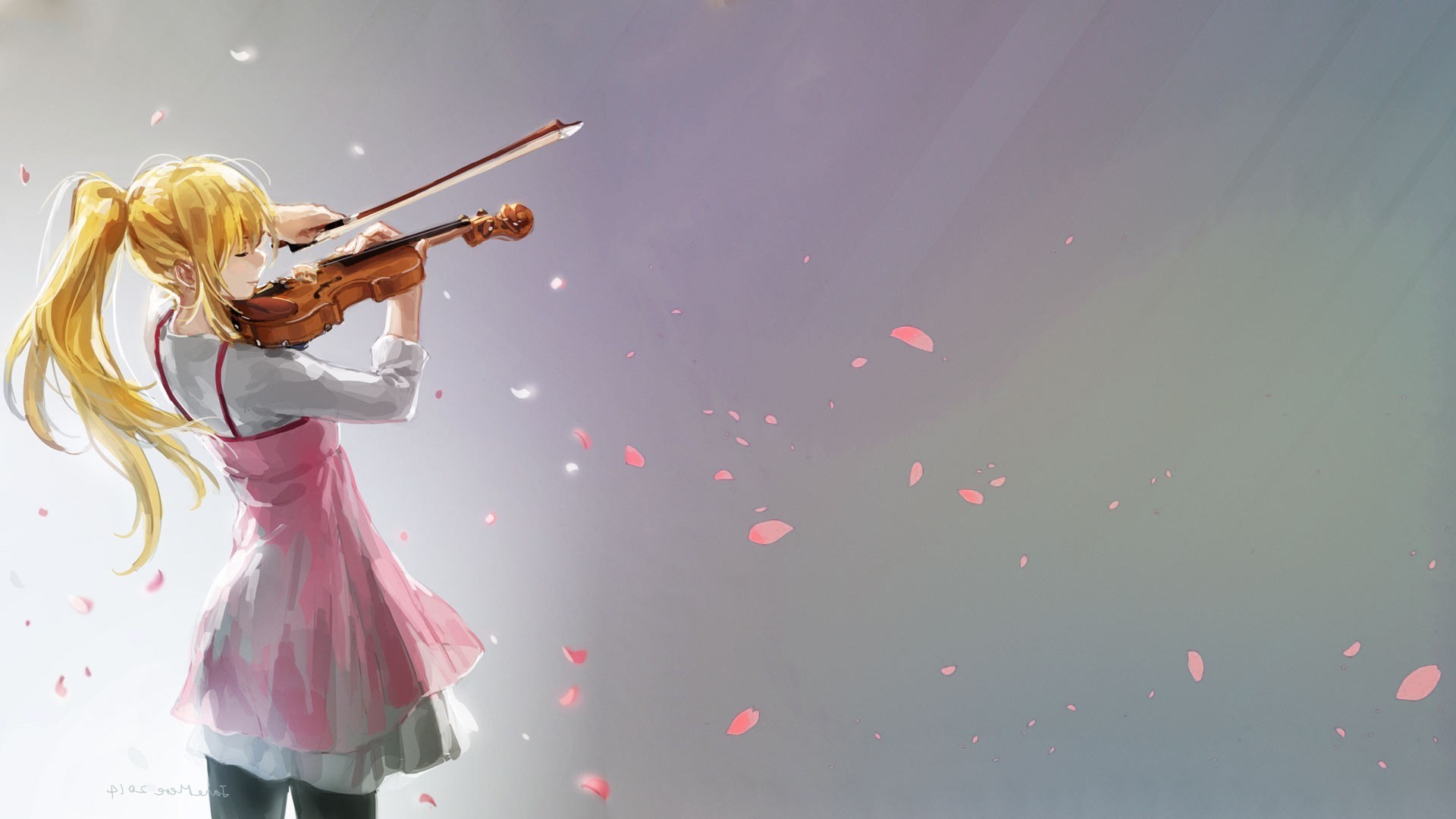 anime, anime girls, Shigatsu wa Kimi no Uso, Miyazono Kaori, HD Wallpaper