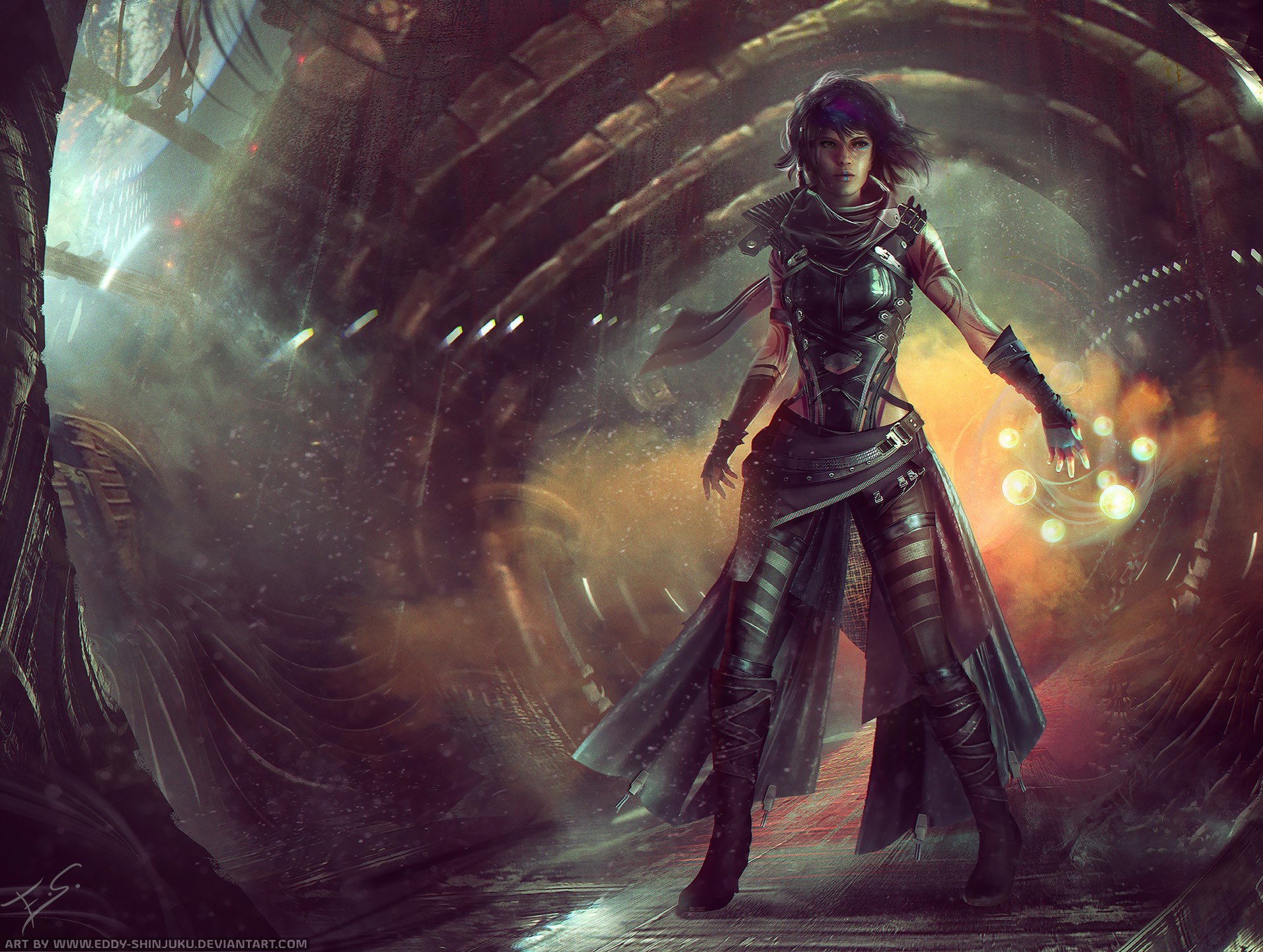 fantasy art, digital art, women, artwork, Eddy Shinjuku, HD Wallpaper