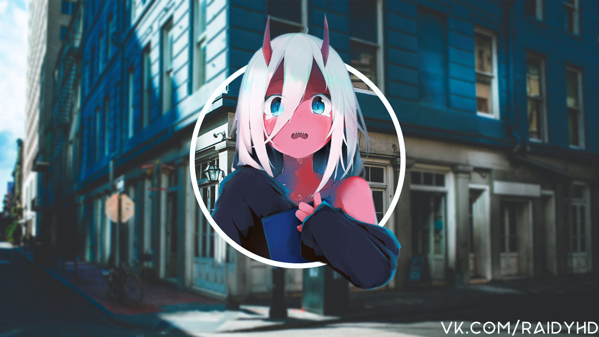 anime, anime girls, picture-in-picture, Darling in the FranXX, HD Wallpaper