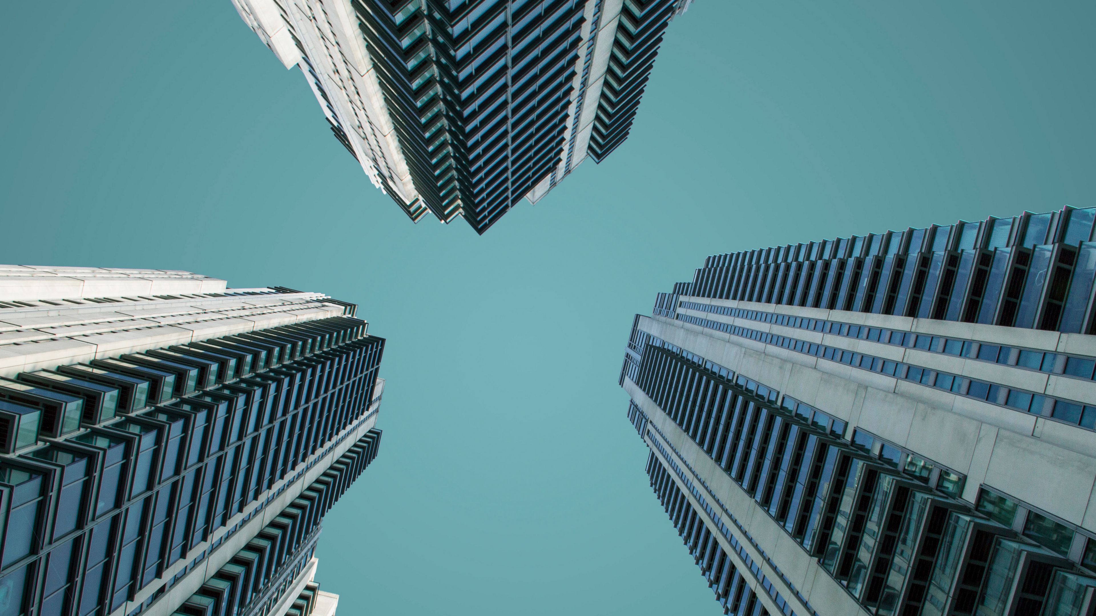 skyscrapers, buildings, architecture, city, urban, 4k, HD Wallpaper