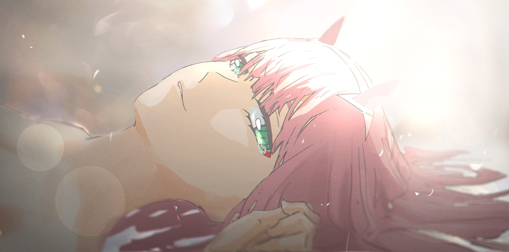 Darling in the FranXX, anime girls, Zero Two (Darling in the FranXX), HD Wallpaper