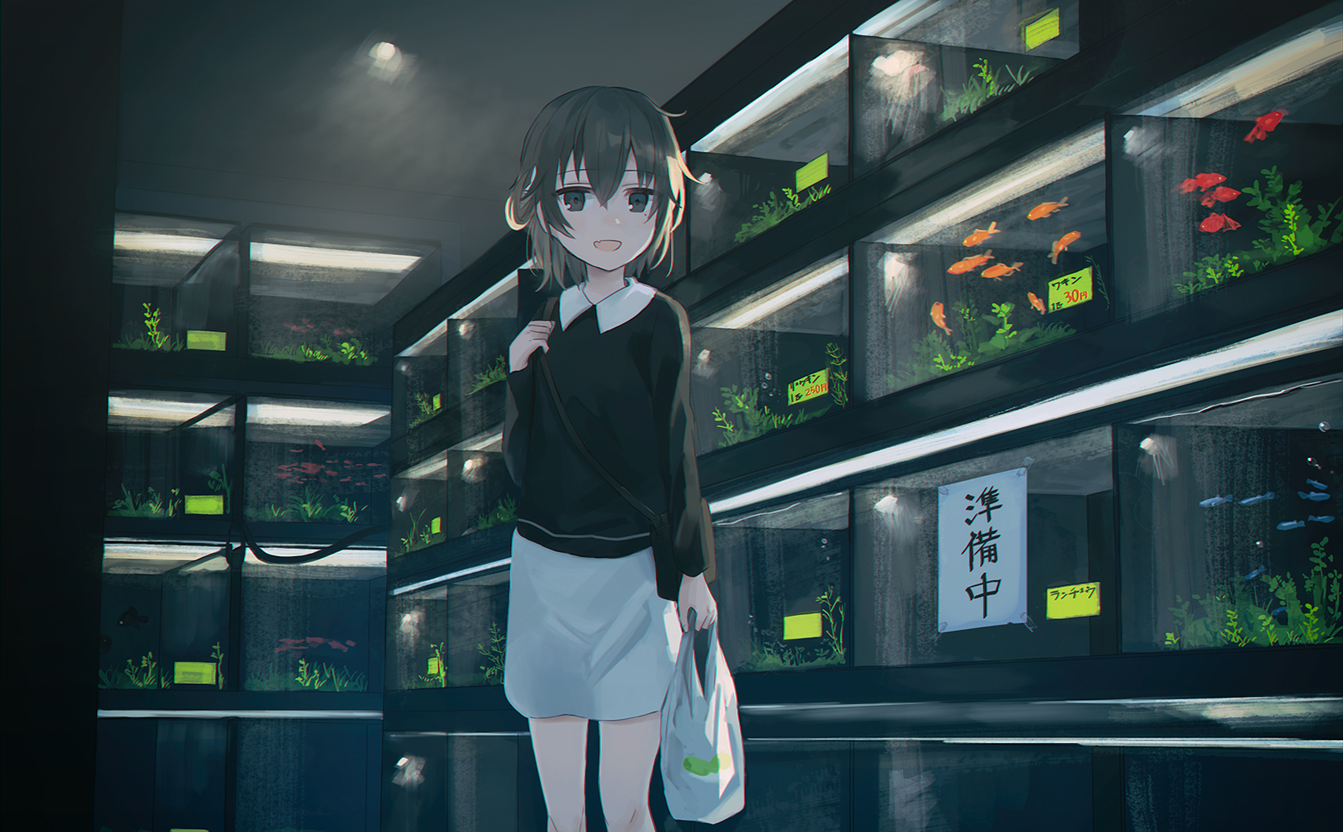 anime, anime girls, moescape, HD Wallpaper