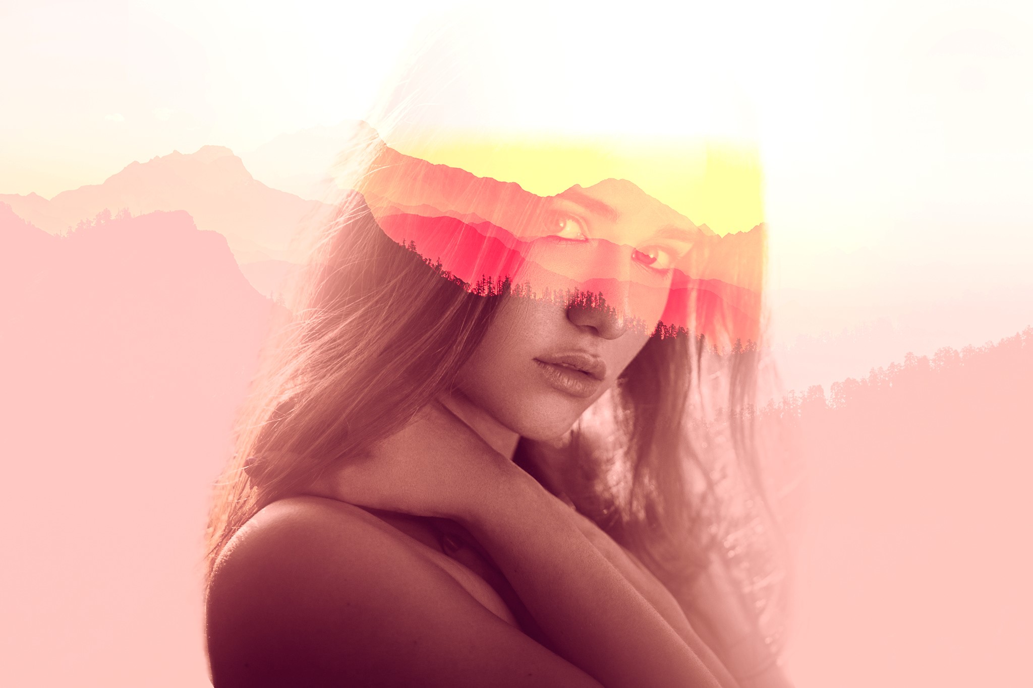 nature, women, face, HD Wallpaper