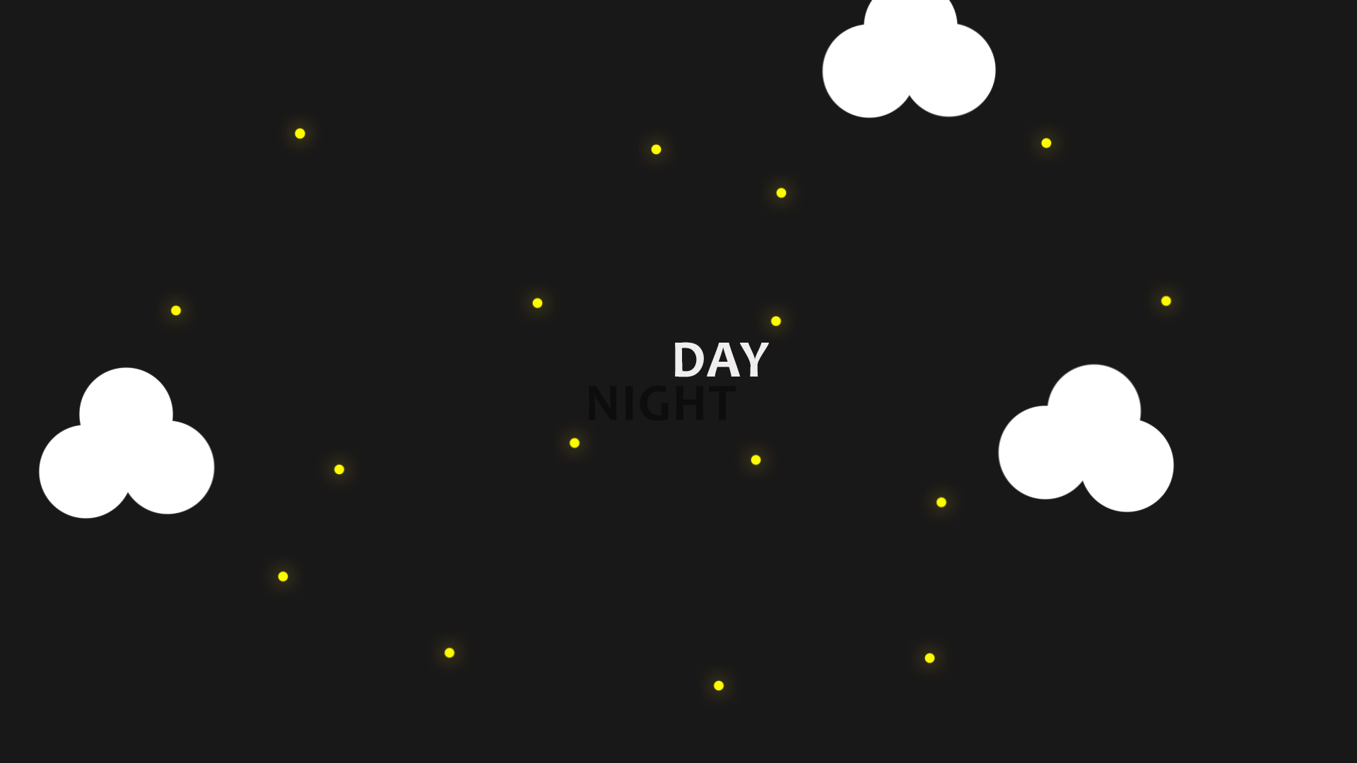 minimalism, artwork, stars, clouds, digital art, HD Wallpaper