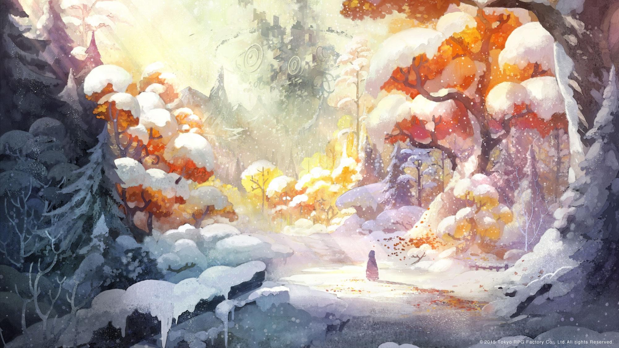 video games, snow, fantasy art, HD Wallpaper