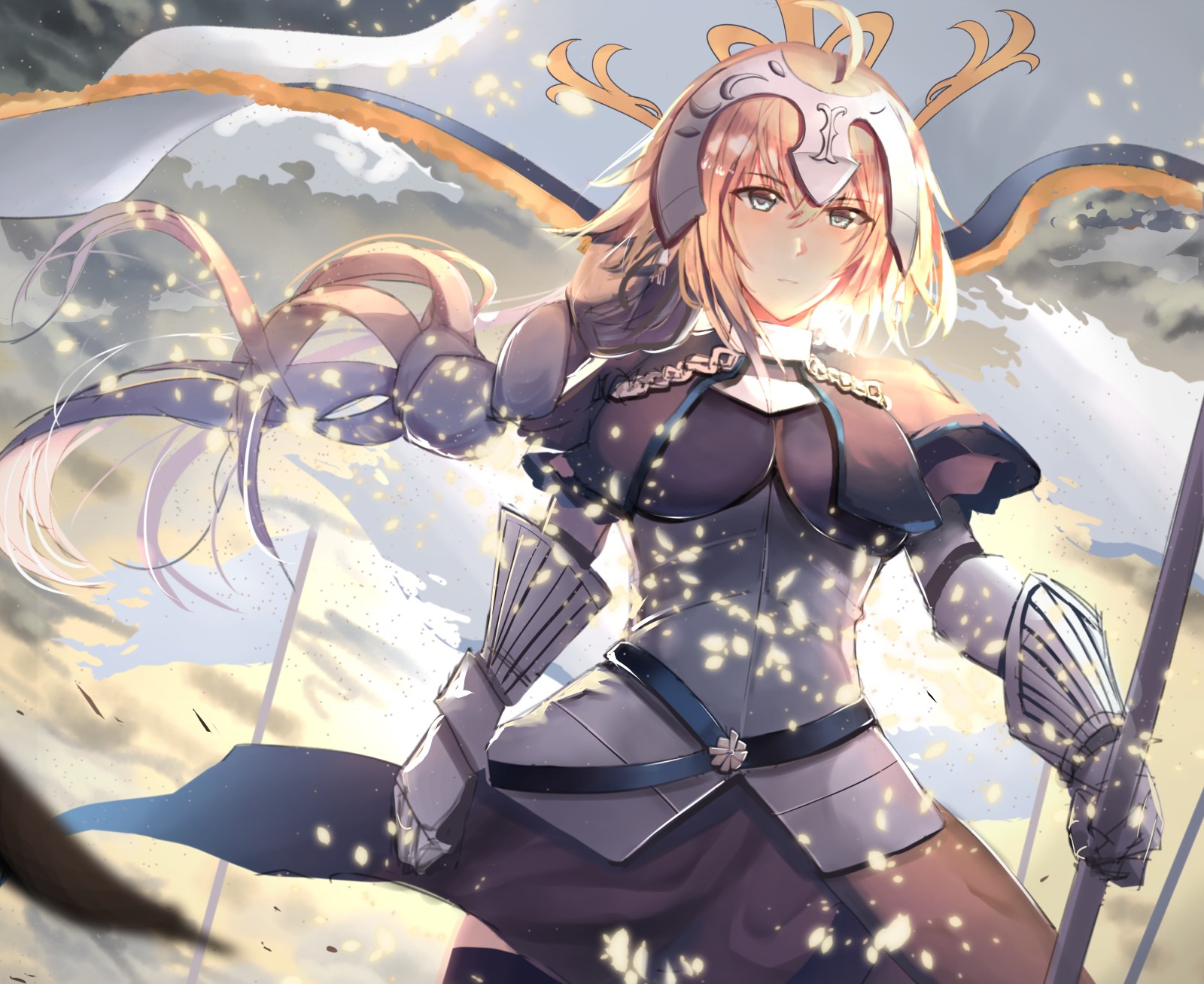Fate Series, anime girls, Fate/Apocrypha, Ruler (Fate/Apocrypha), HD Wallpaper
