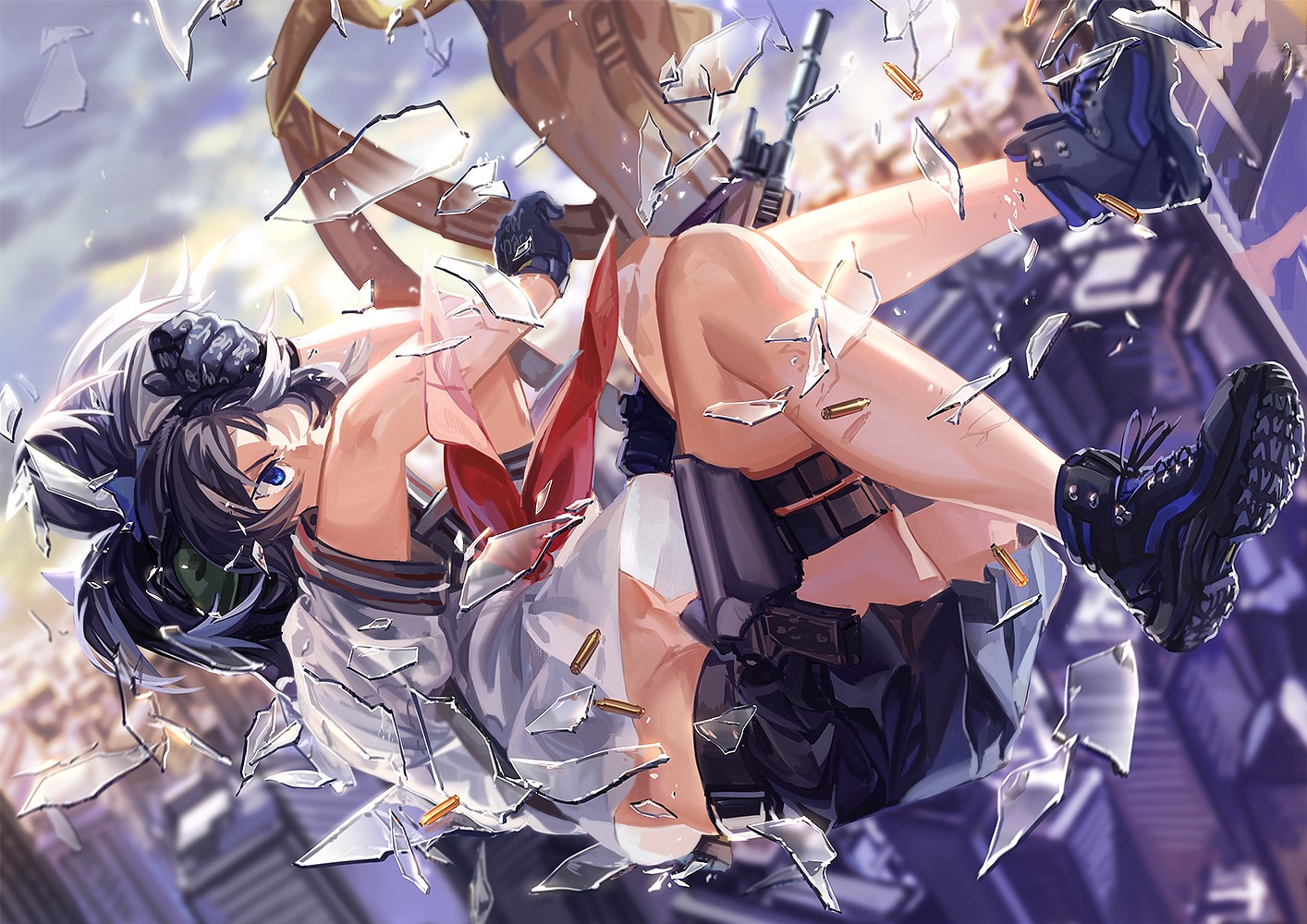 anime girls, JK, RFF, HD Wallpaper