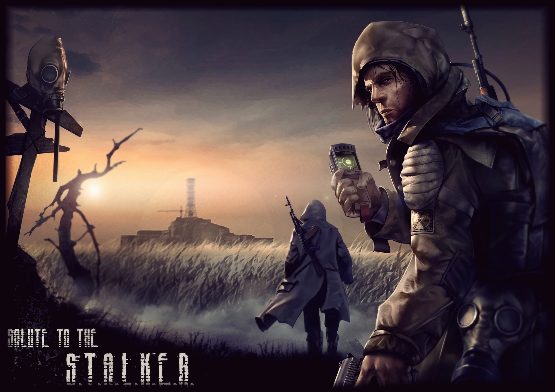 S.T.A.L.K.E.R., shooter, illustration, Games posters, HD Wallpaper