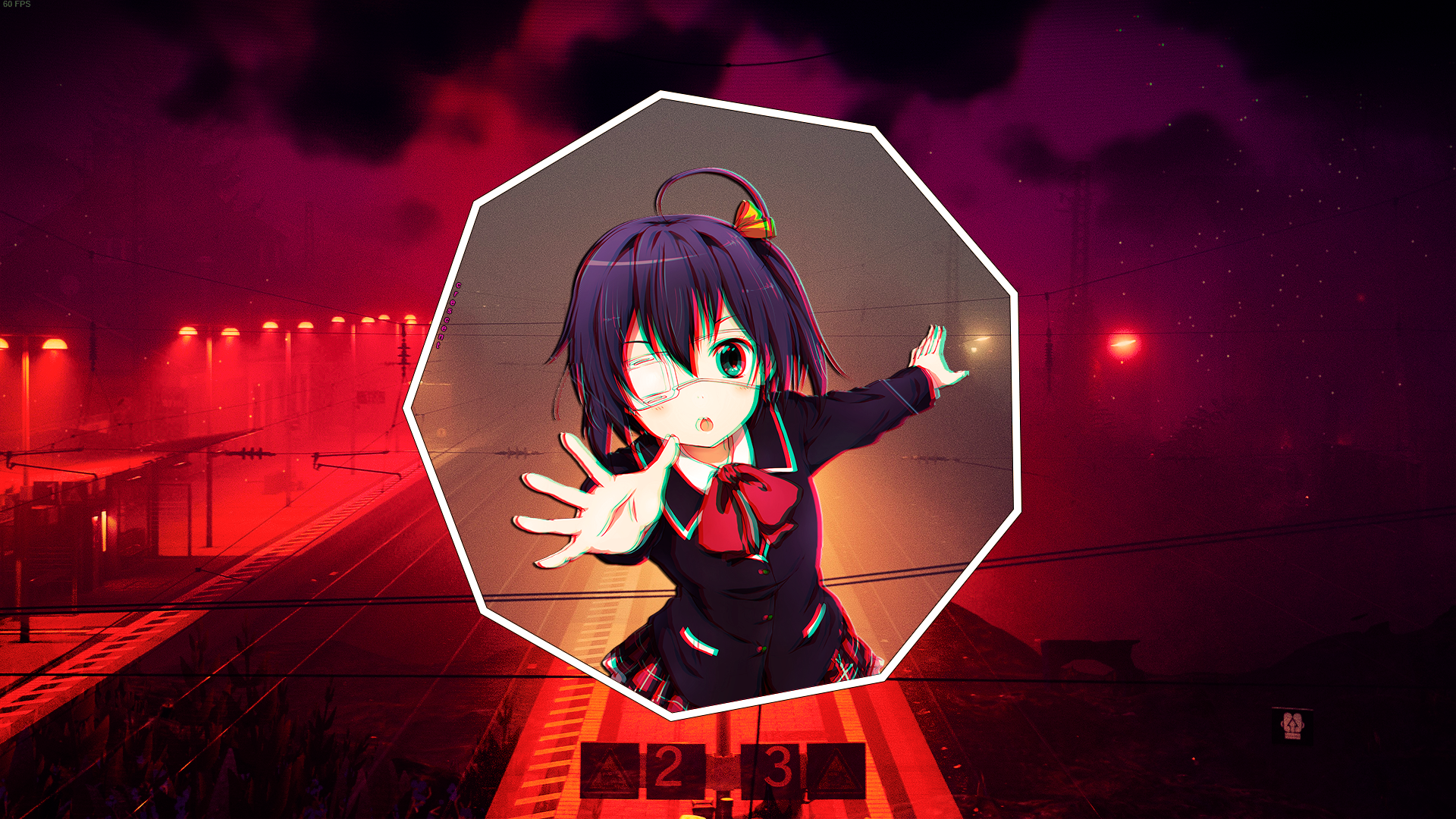 Takanashi Rikka, Chuunibyou demo Koi ga Shitai!, anime, picture-in-picture, HD Wallpaper