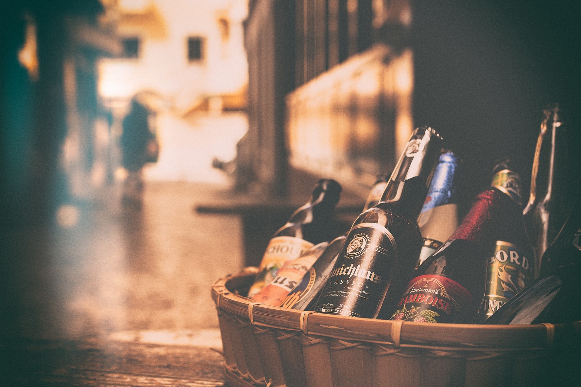 beer, food, alcohol, bottles, HD Wallpaper