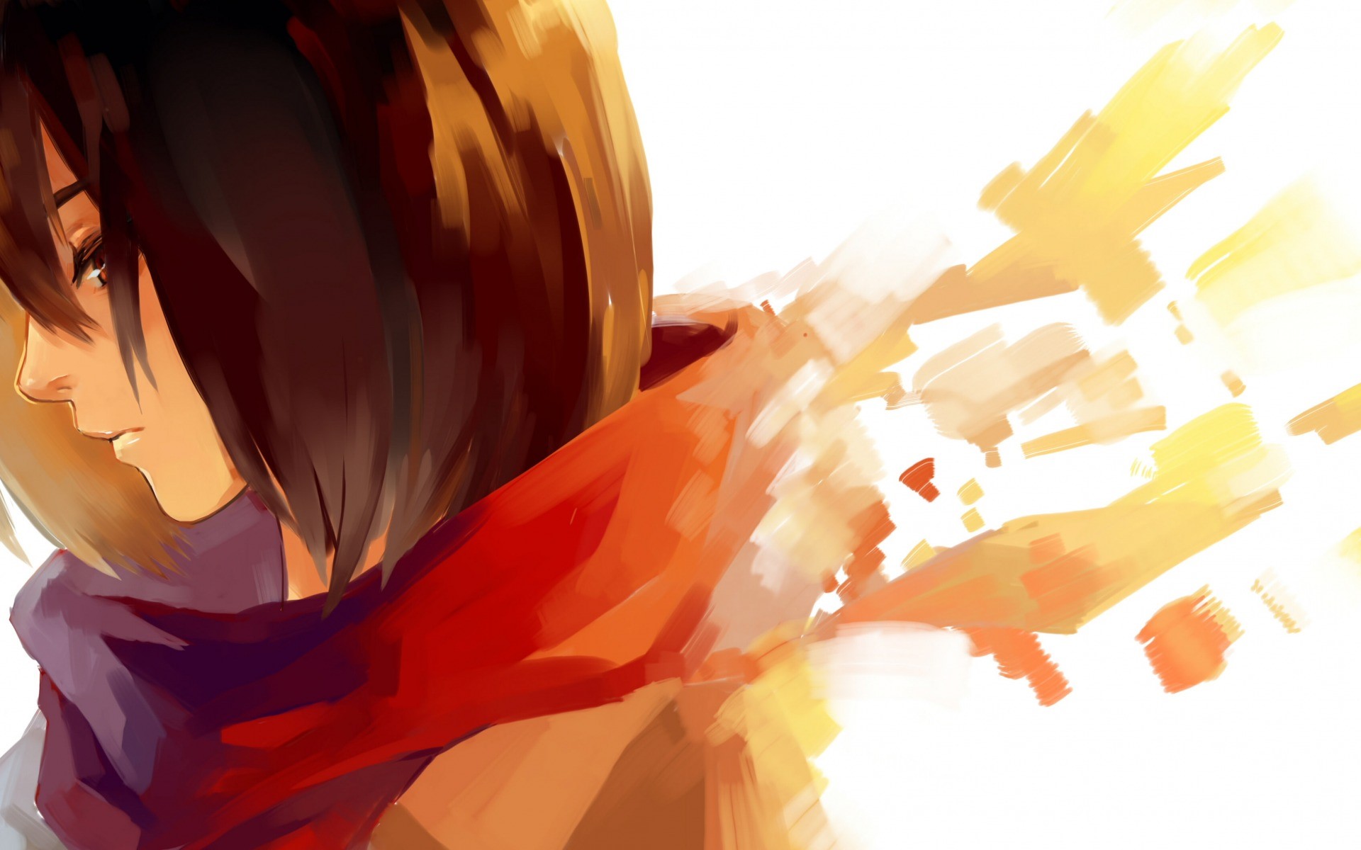 anime, anime girls, Attack on Titans, Shingeki no Kyojin, Mikasa Ackerman, HD Wallpaper