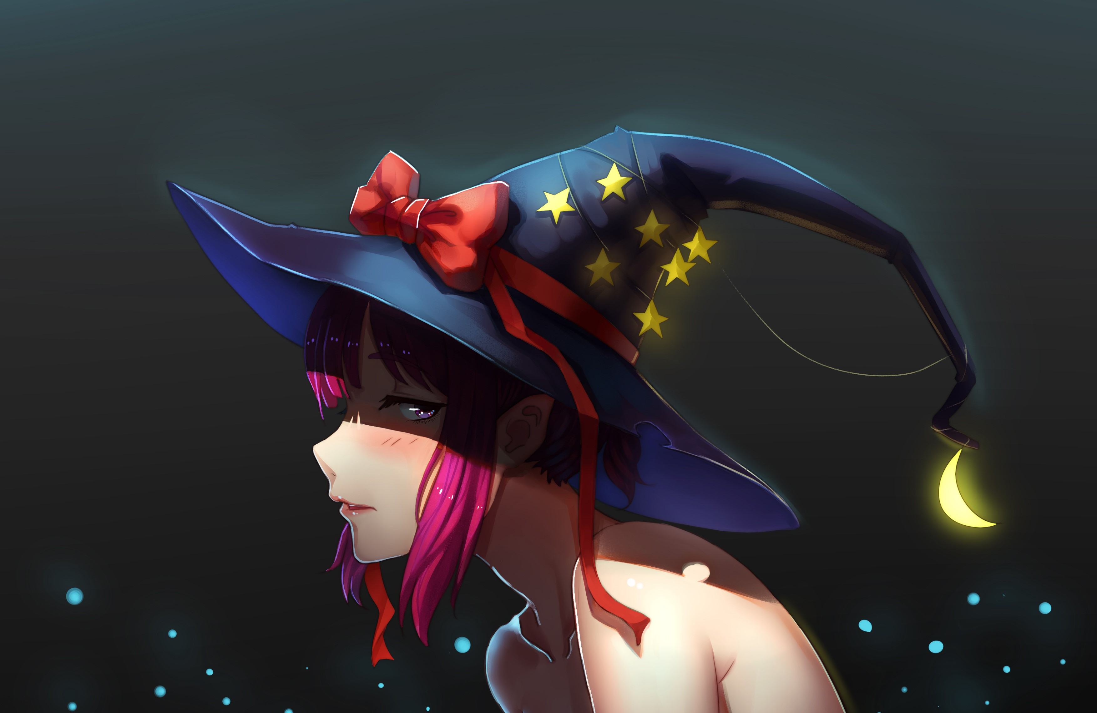 anime, hat, anime girls, HD Wallpaper