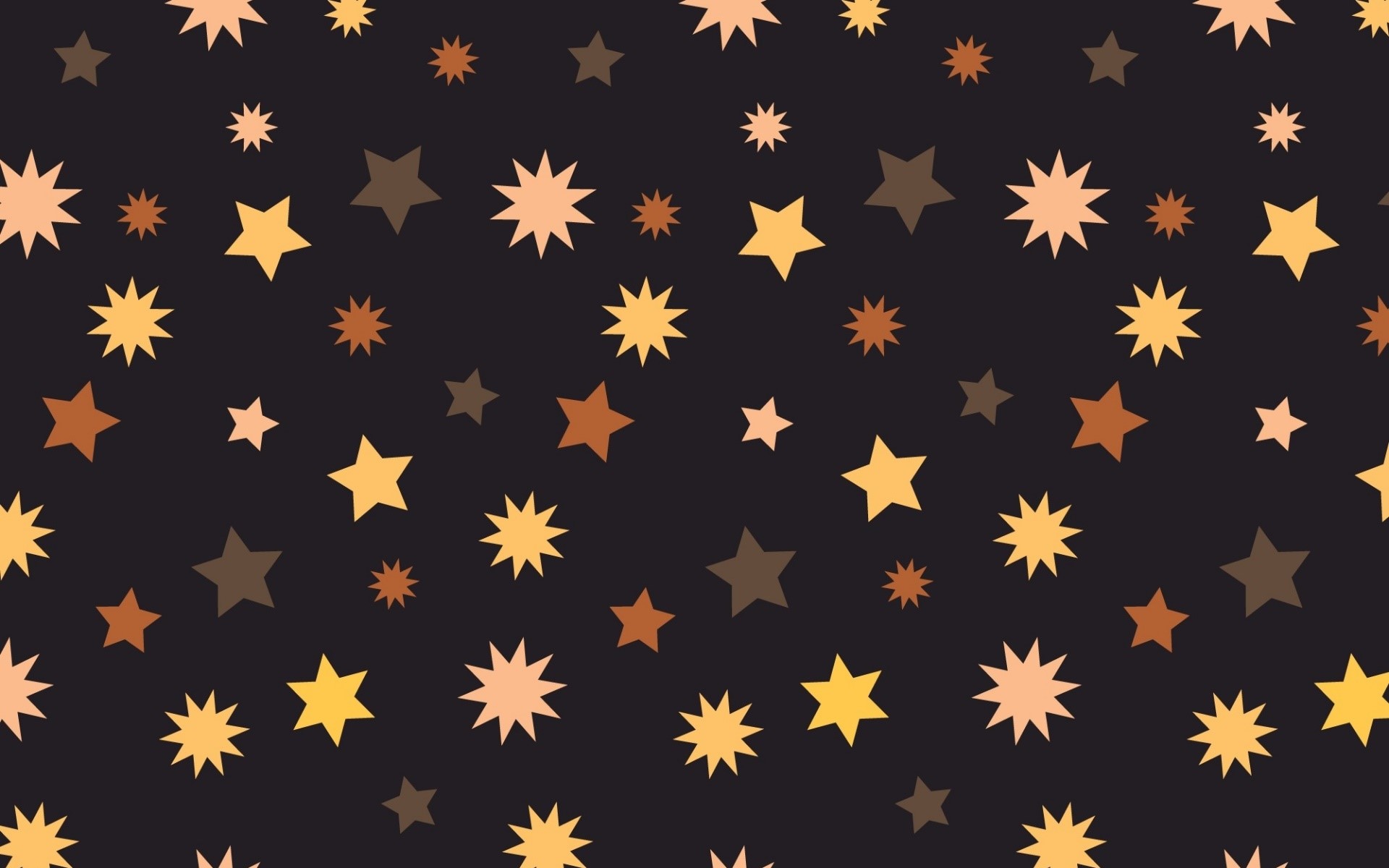 texture, stars, pattern, yellow, HD Wallpaper
