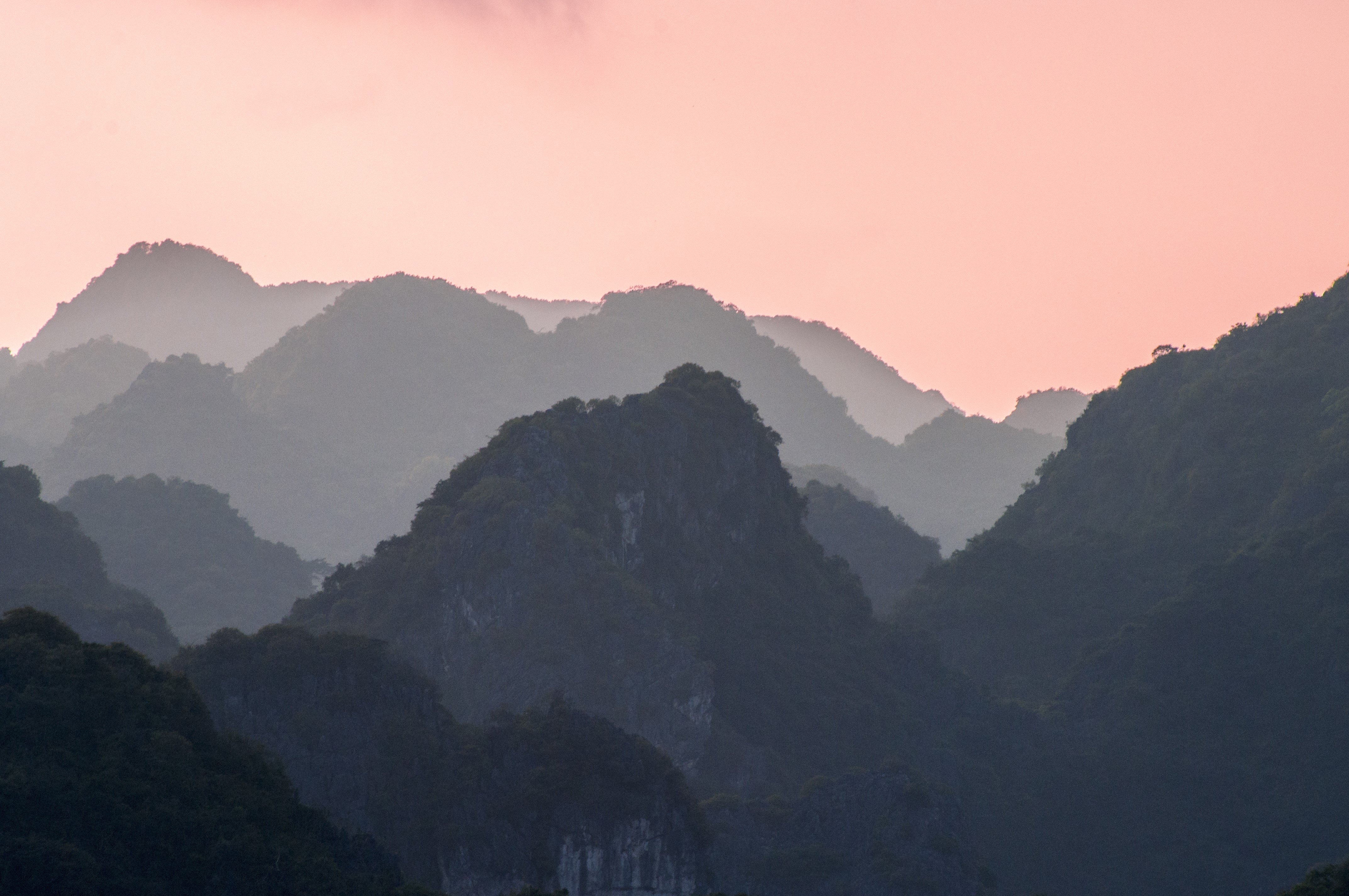 Vietnam, sunset, landscape, nature, Asia, HD Wallpaper