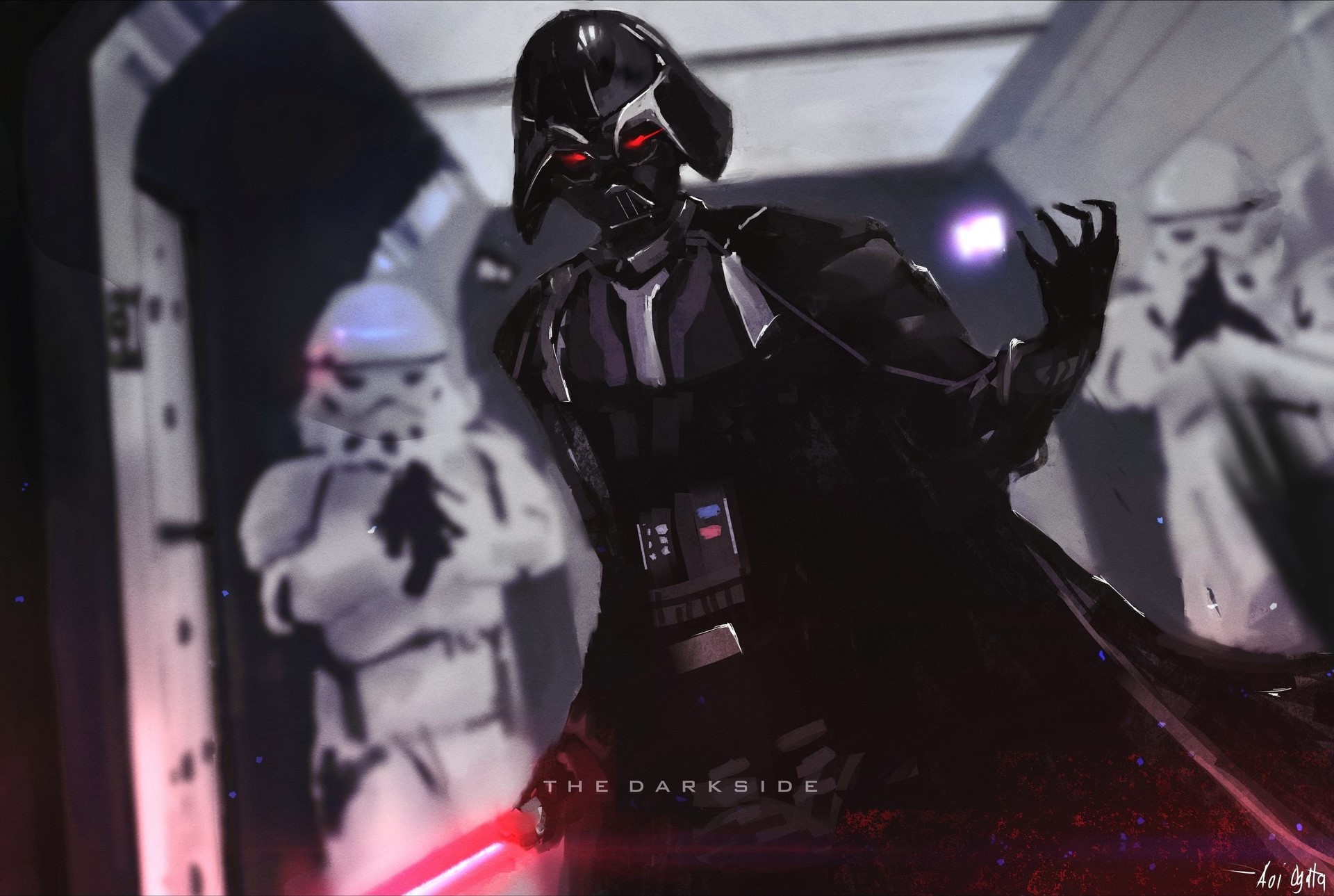 Star Wars, Aoi Ogata, Darth Vader, Star Wars Villains, HD Wallpaper