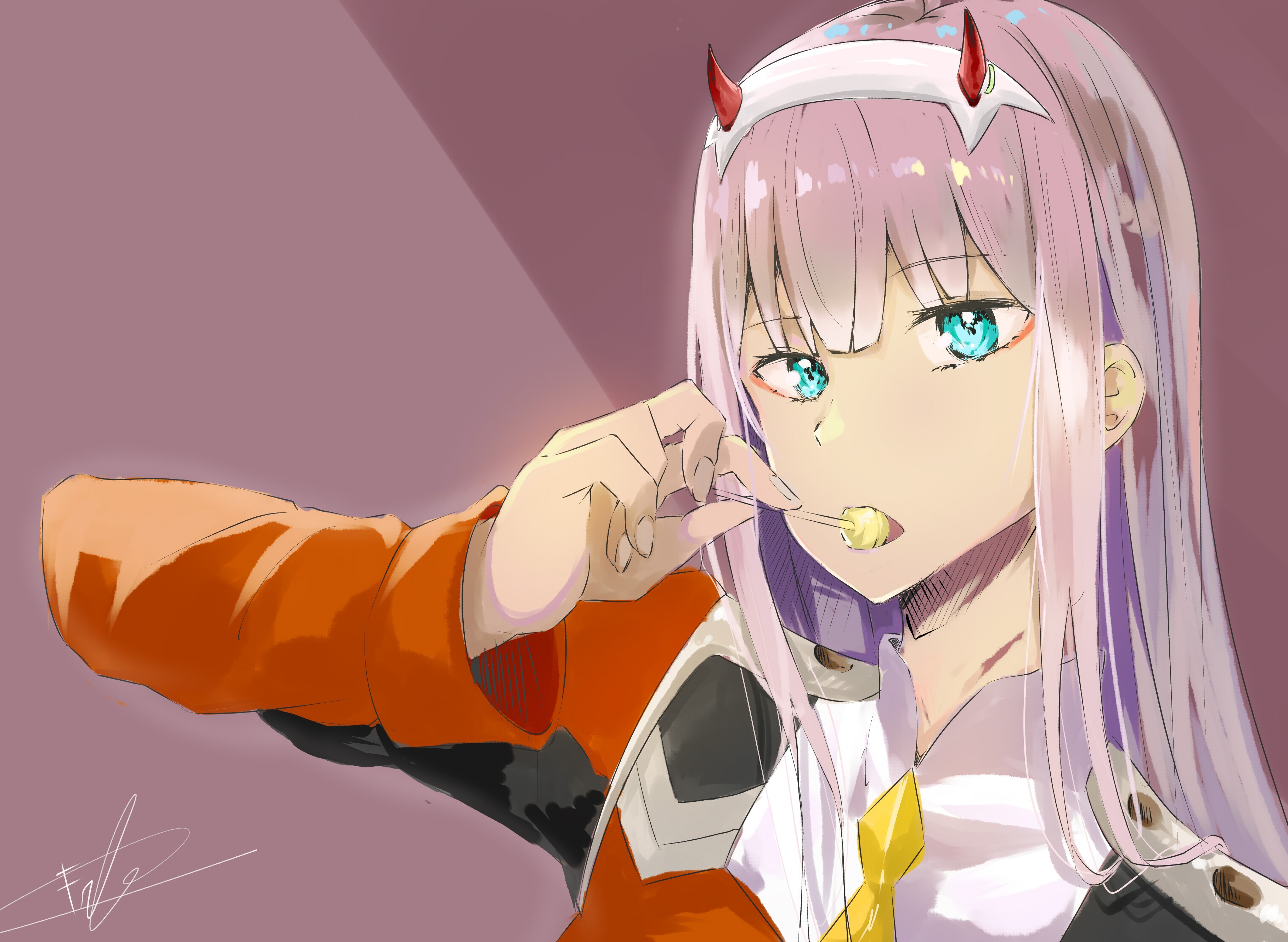 Darling in the FranXX, anime girls, Zero Two (Darling in the FranXX), HD Wallpaper