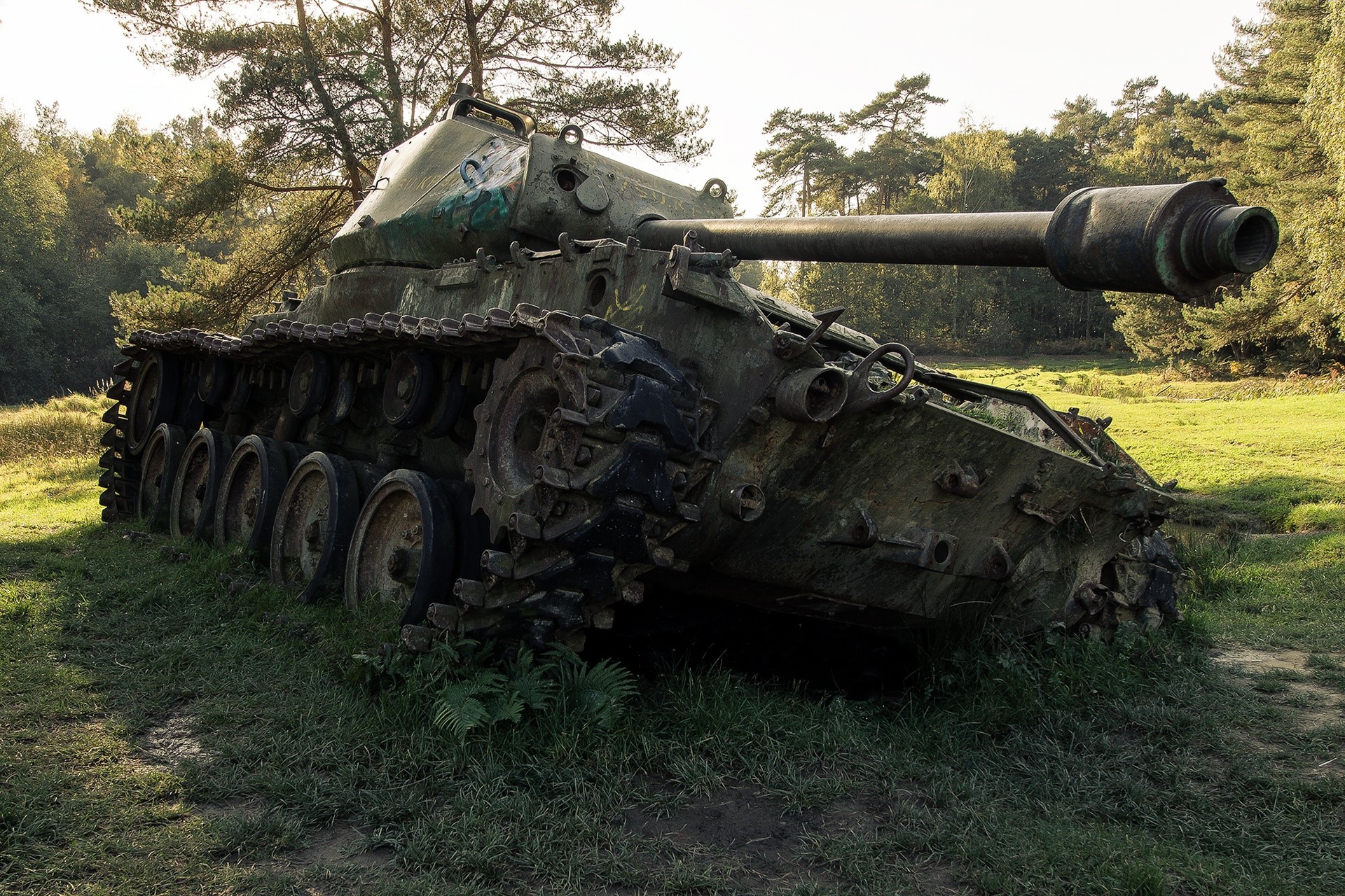 vehicle, tank, wreck, M41 Walker Bulldog, HD Wallpaper