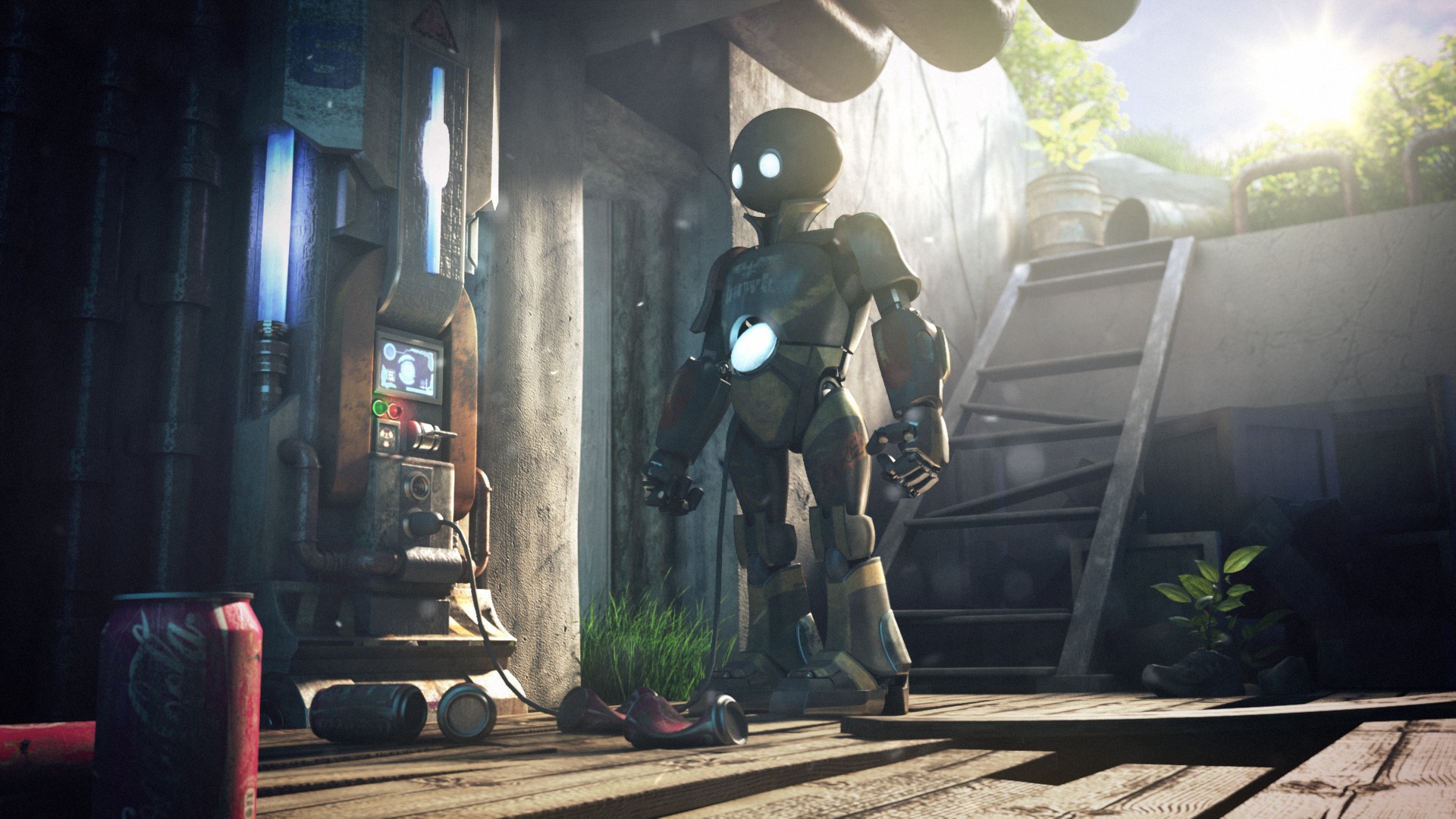 robot, futuristic, HD Wallpaper