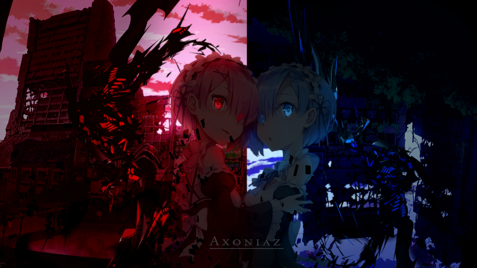 Re:Zero Kara Hajimeru Isekai Seikatsu, Rem (Re: Zero), Ram (Re: Zero), HD Wallpaper