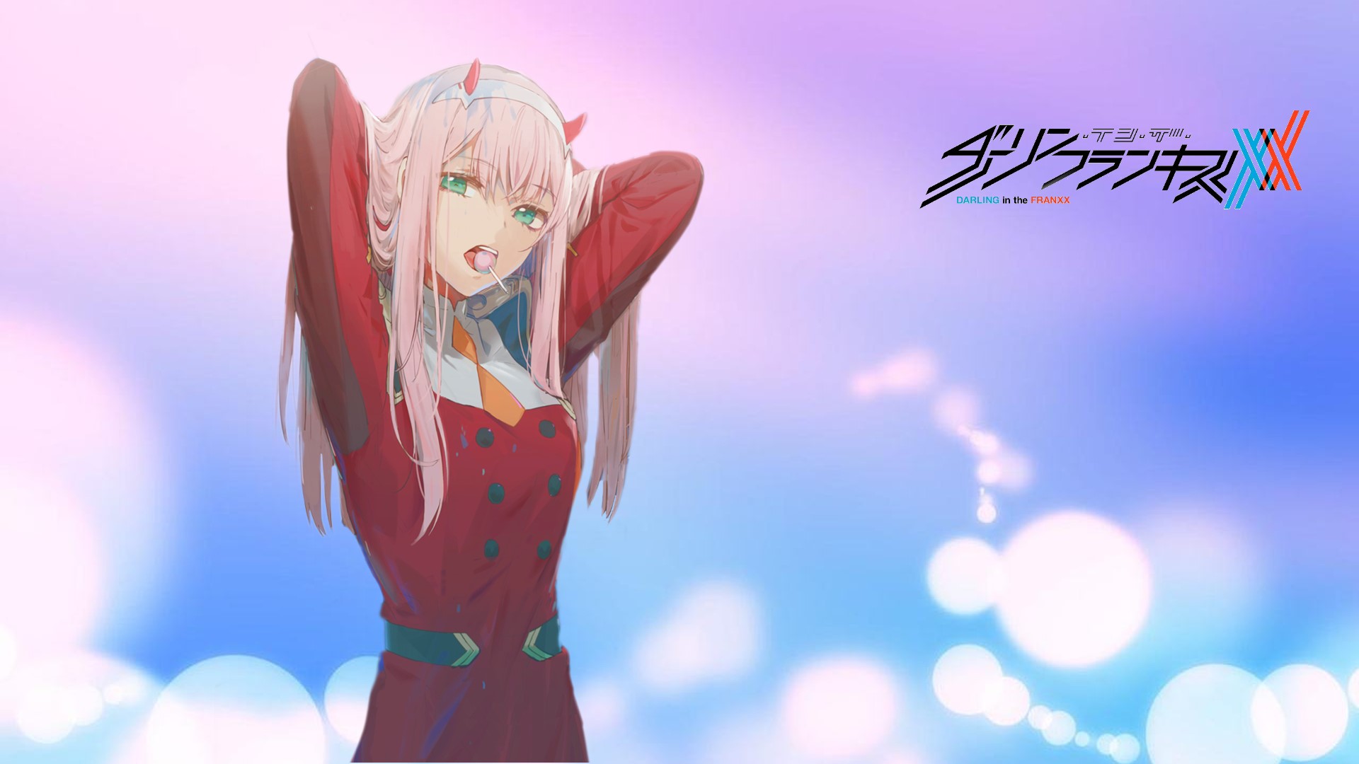 Darling in the FranXX, anime girls, Zero Two (Darling in the FranXX), pink hair, HD Wallpaper