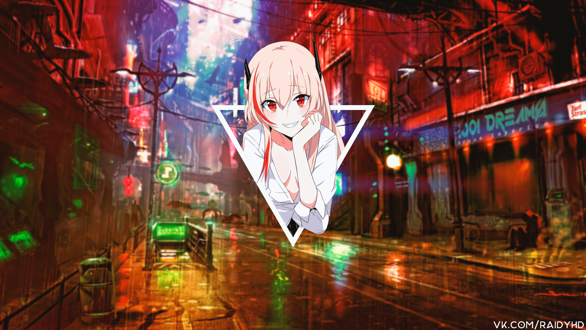 anime, anime girls, picture-in-picture, HD Wallpaper