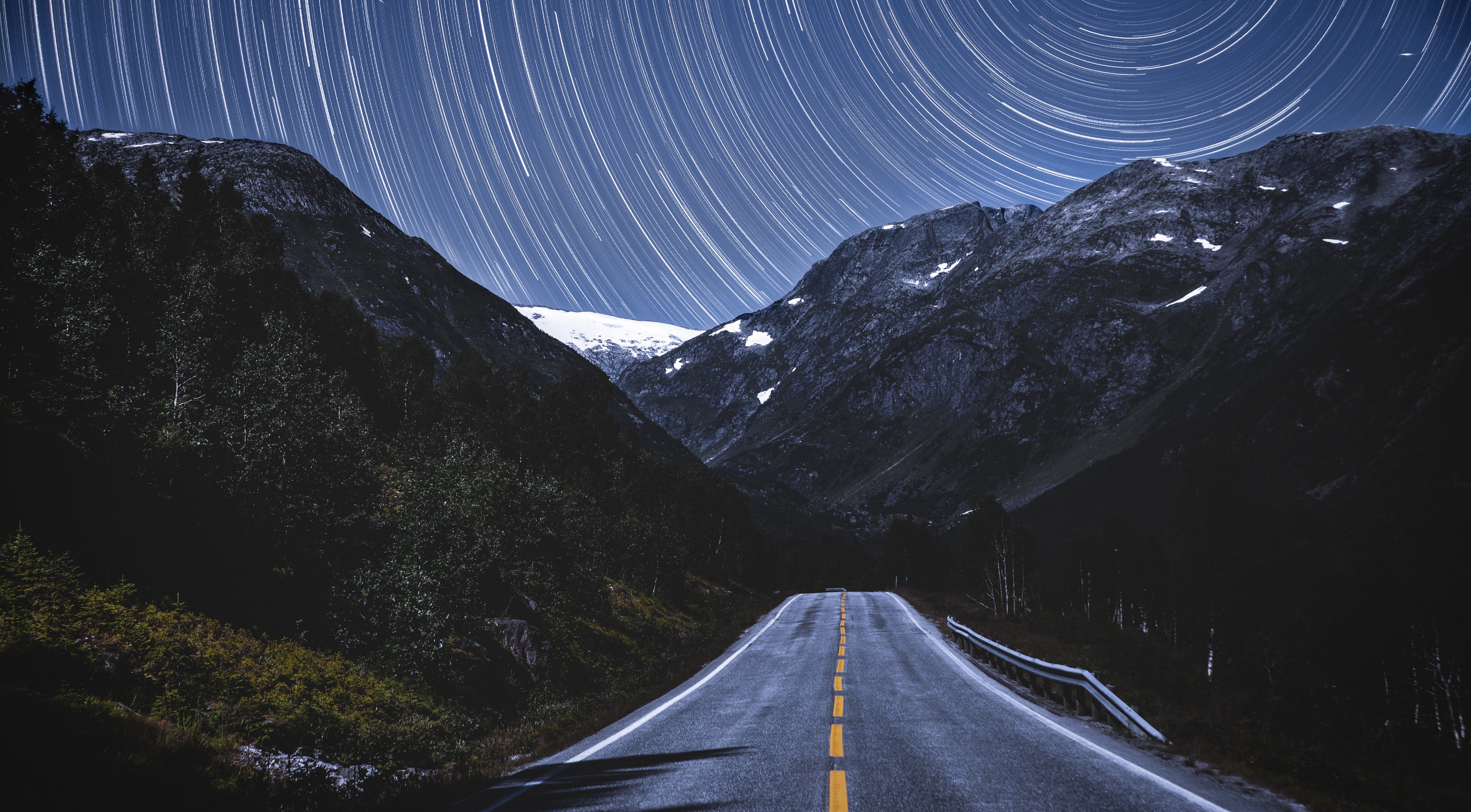 Norway, road, landscape, HD Wallpaper