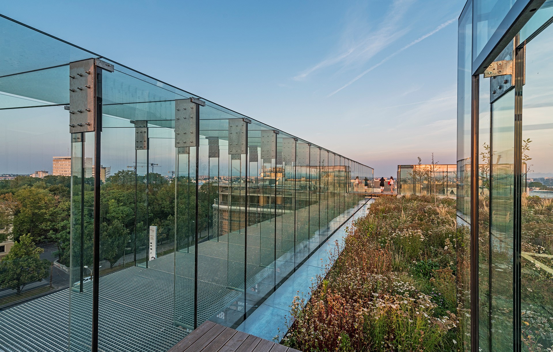 Lublin, Poland, Polish, cityscape, theaters, galleries, architecture, modern, roof garden, outdoors, HD Wallpaper