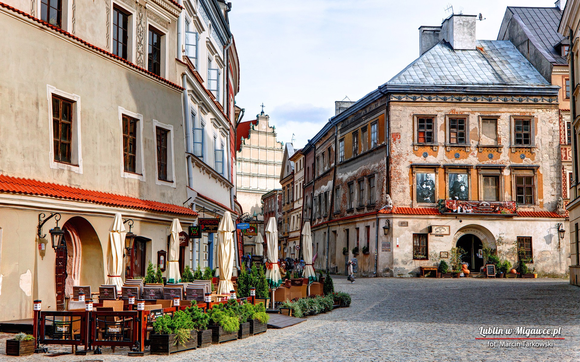 Lublin, Poland, Polish, cityscape, Tourism, tourist, Europe, watermarked, HD Wallpaper