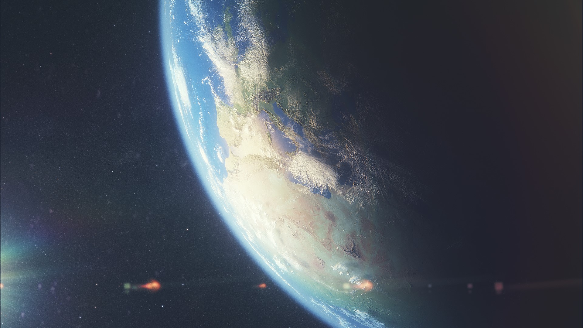 space, planet, sky, Earth, Europe, HD Wallpaper