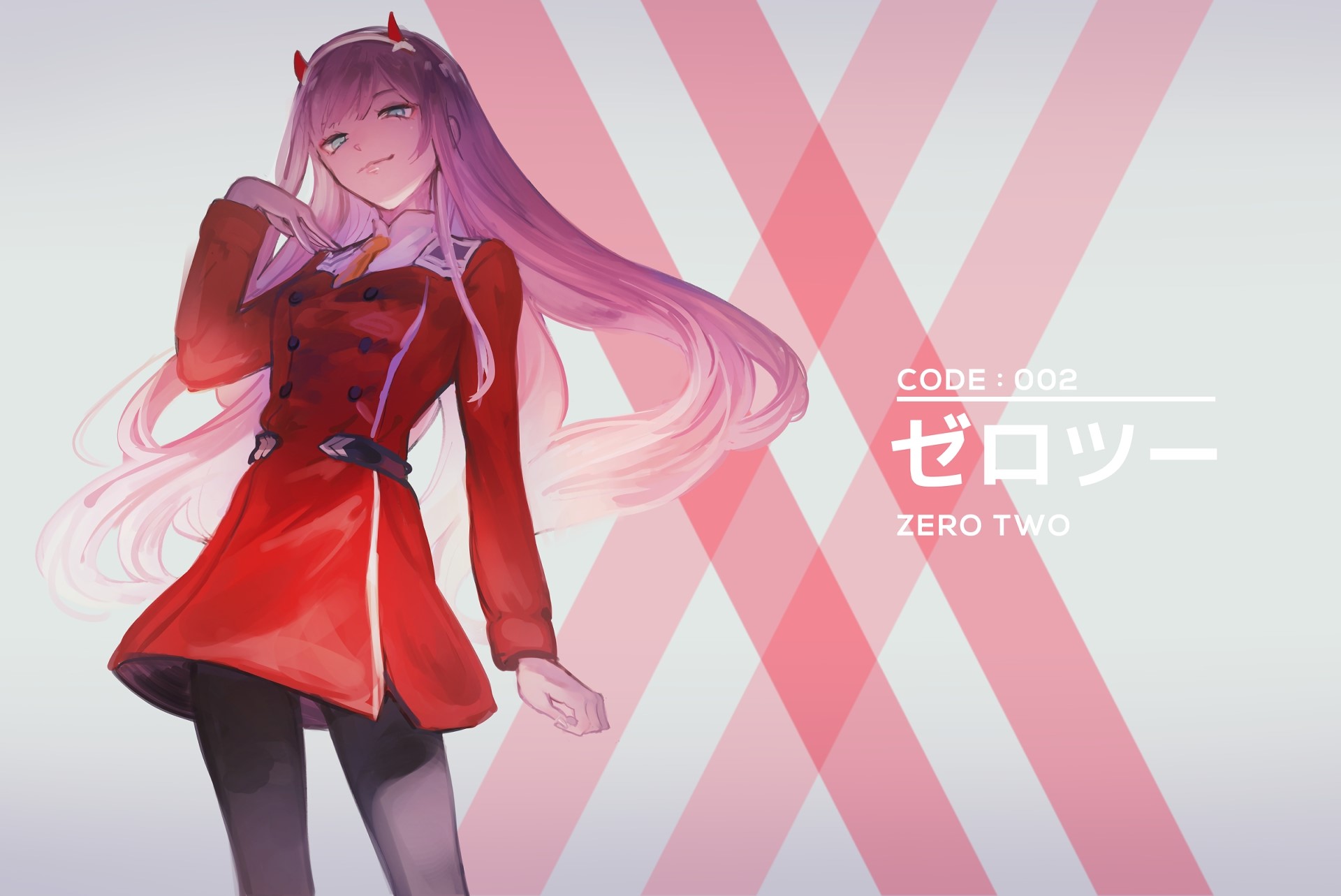 Darling in the FranXX, Zero Two (Darling in the FranXX), anime girls, pink hair, HD Wallpaper