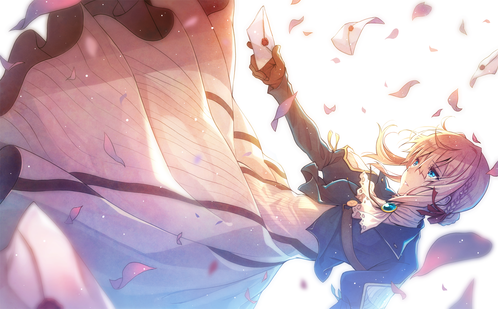 Violet Evergarden, anime girls, anime, dress, HD Wallpaper