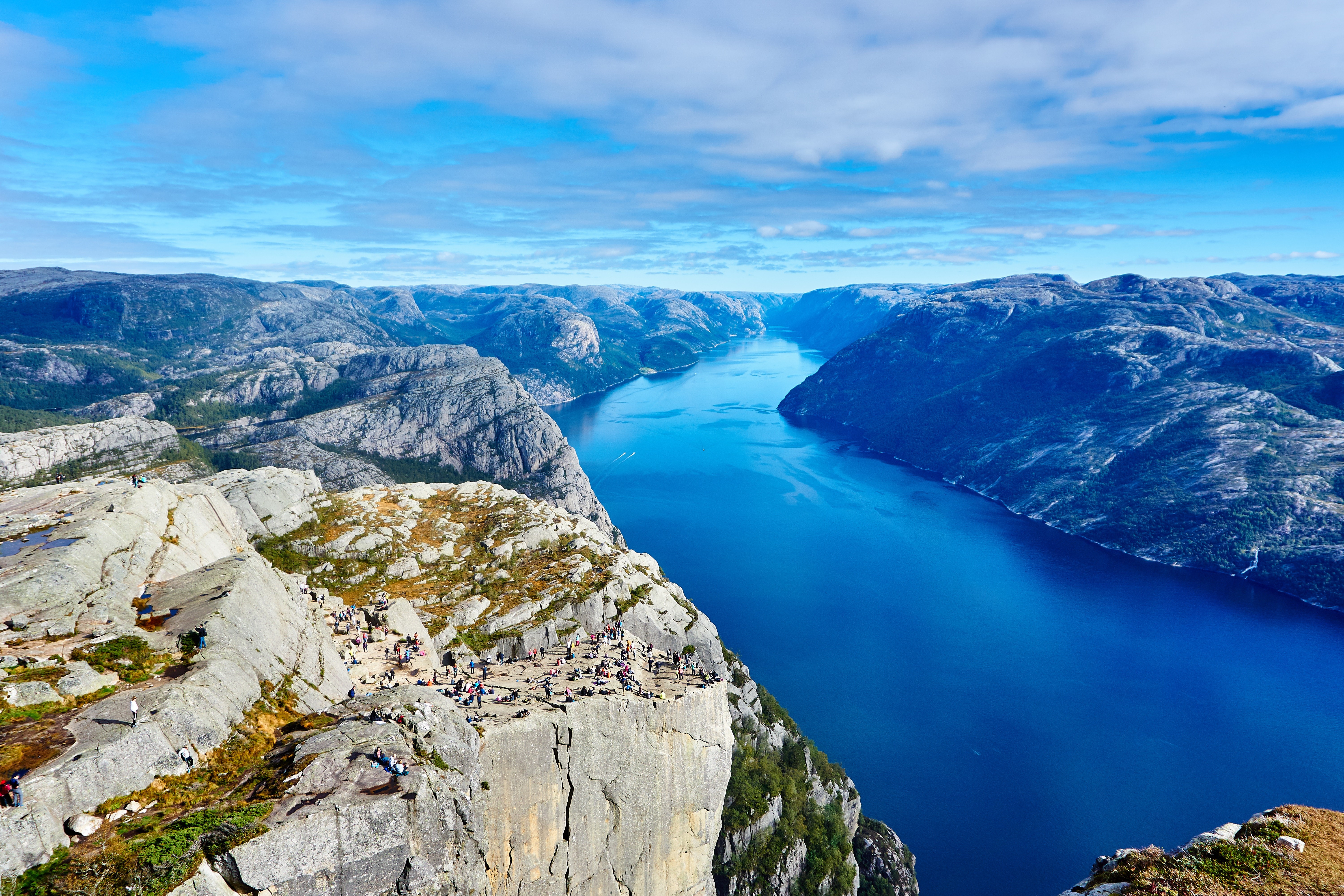 nature, landscape, clouds, mountains, hills, lake, HD Wallpaper