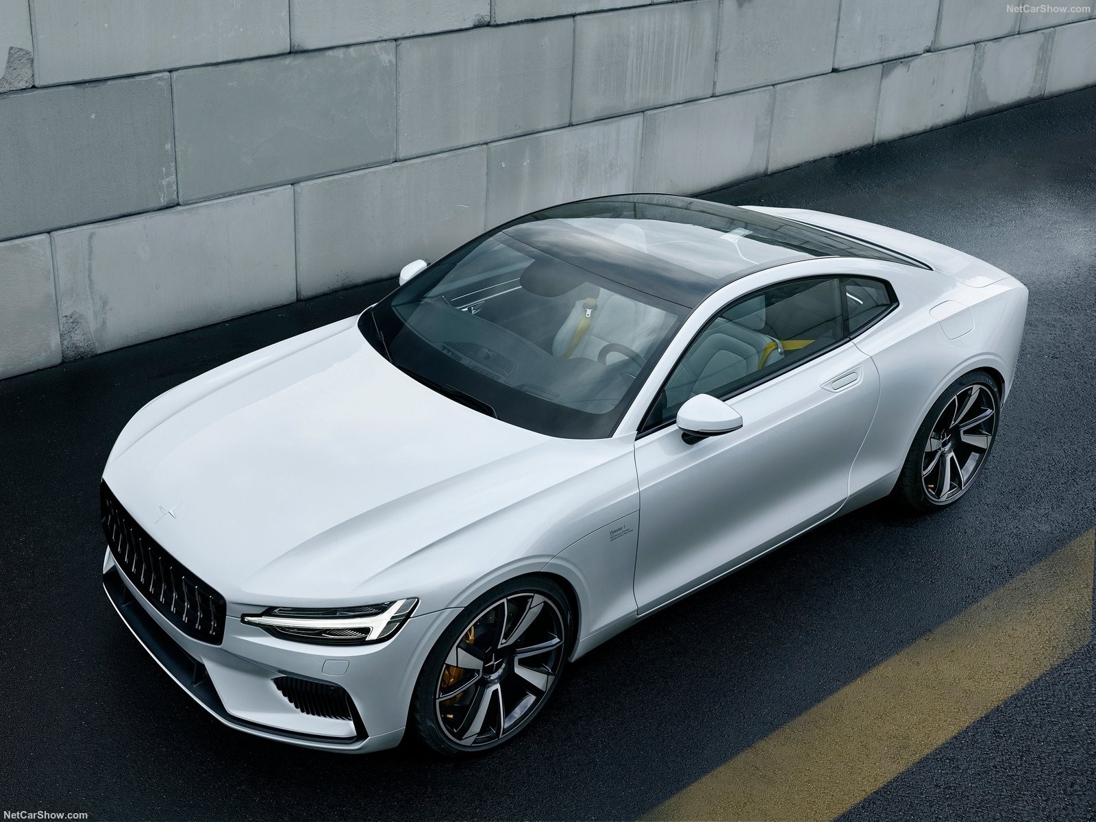 Polestar Racing, car, vehicle, white cars, HD Wallpaper