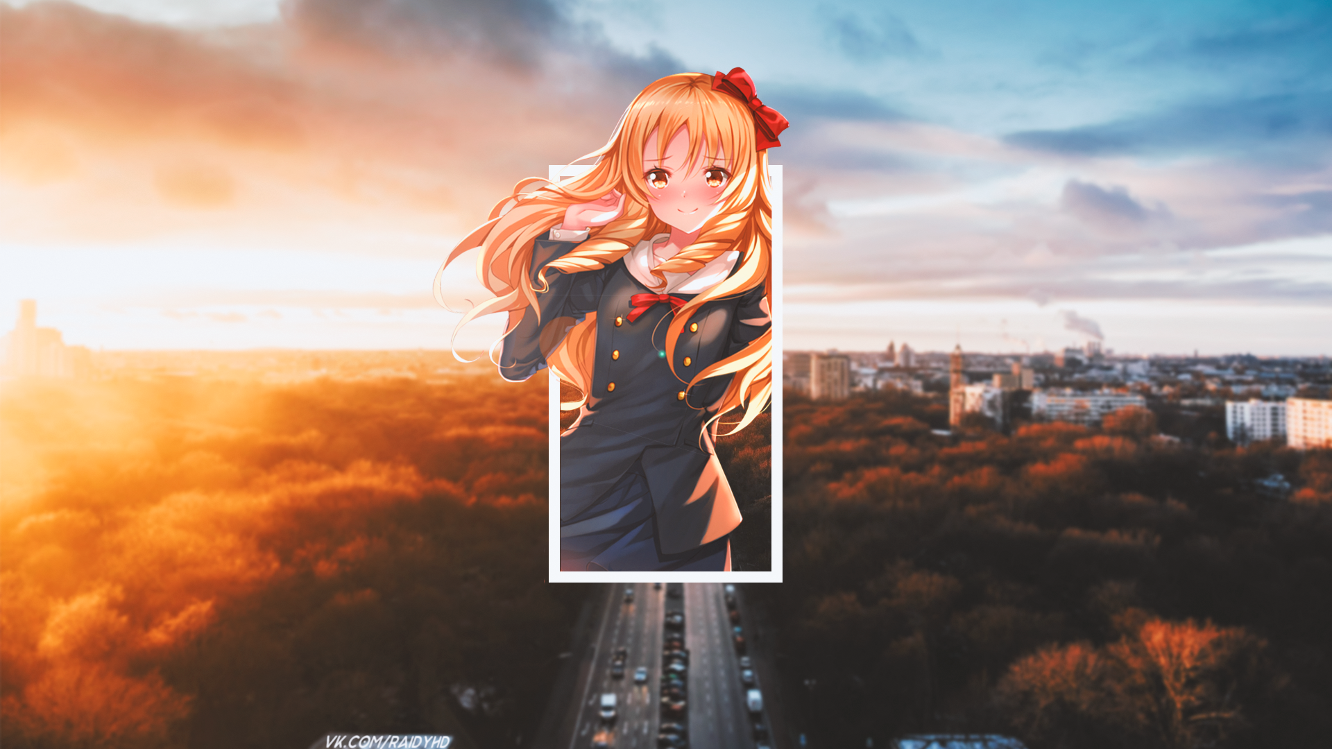 anime, anime girls, picture-in-picture, Eromanga-sensei, Elf Yamada, HD Wallpaper