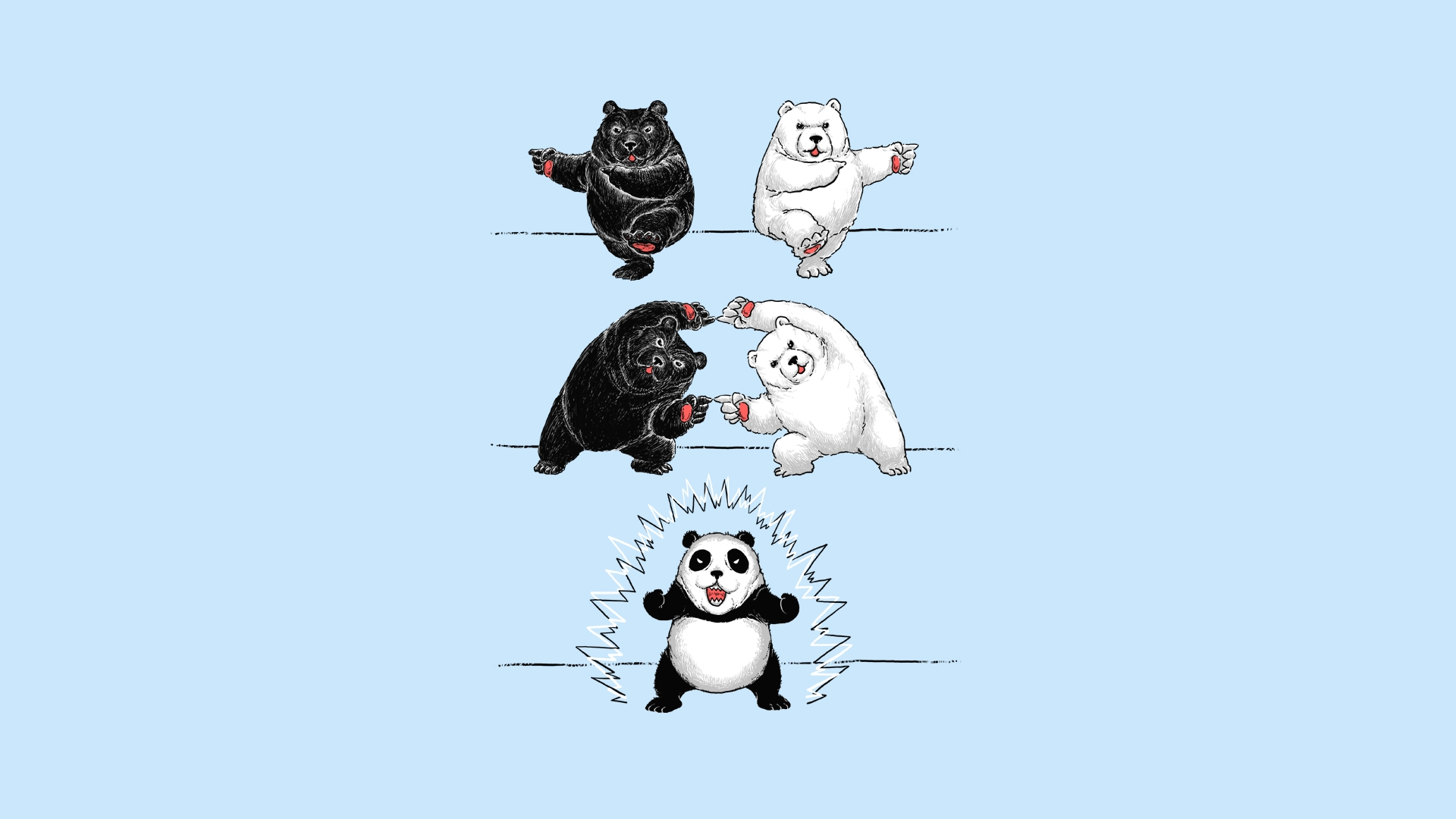 humor, bears, Dragon Ball Z, Dragon Ball, HD Wallpaper