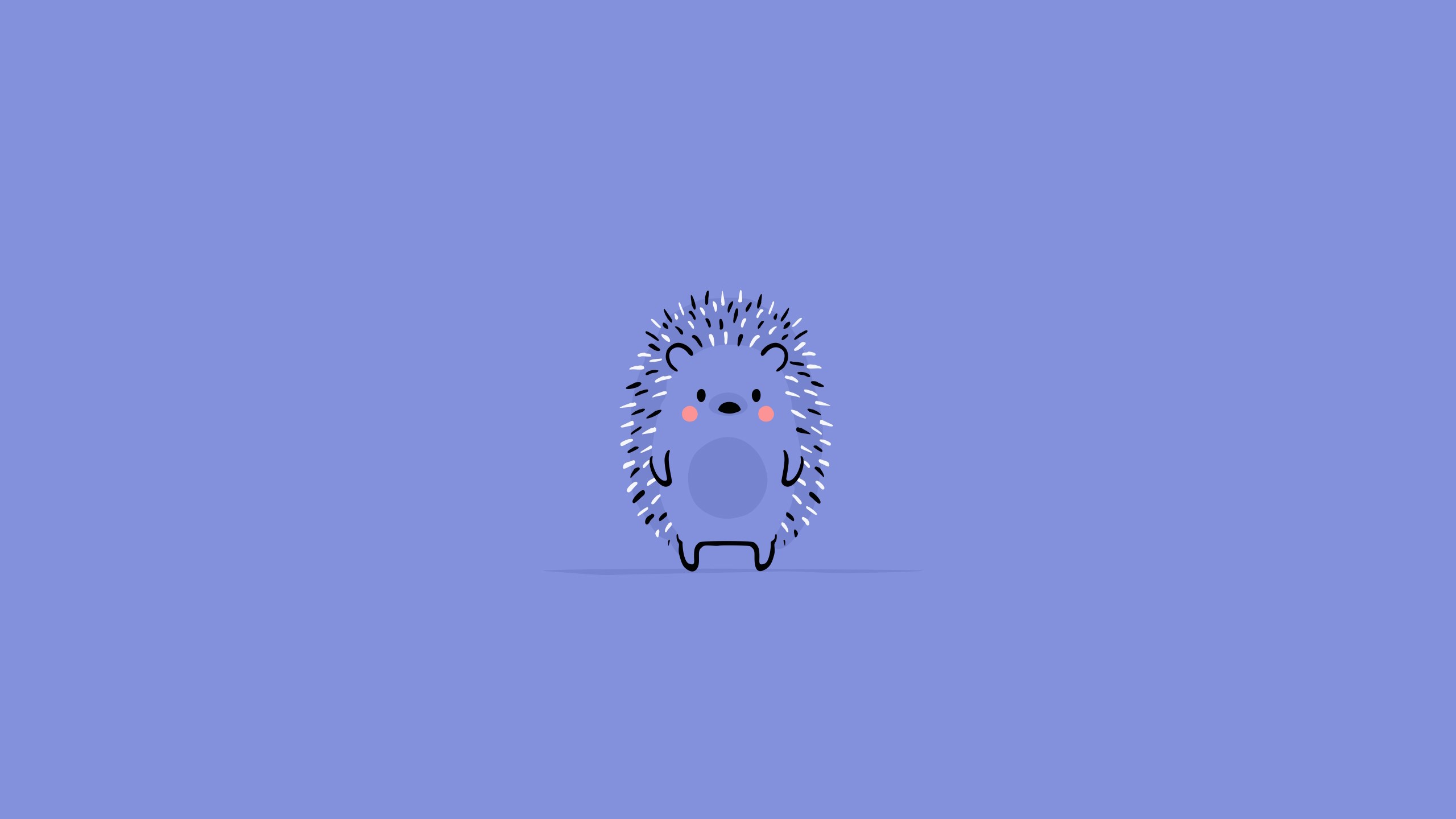 graphic design, blue background, animals, violet, HD Wallpaper