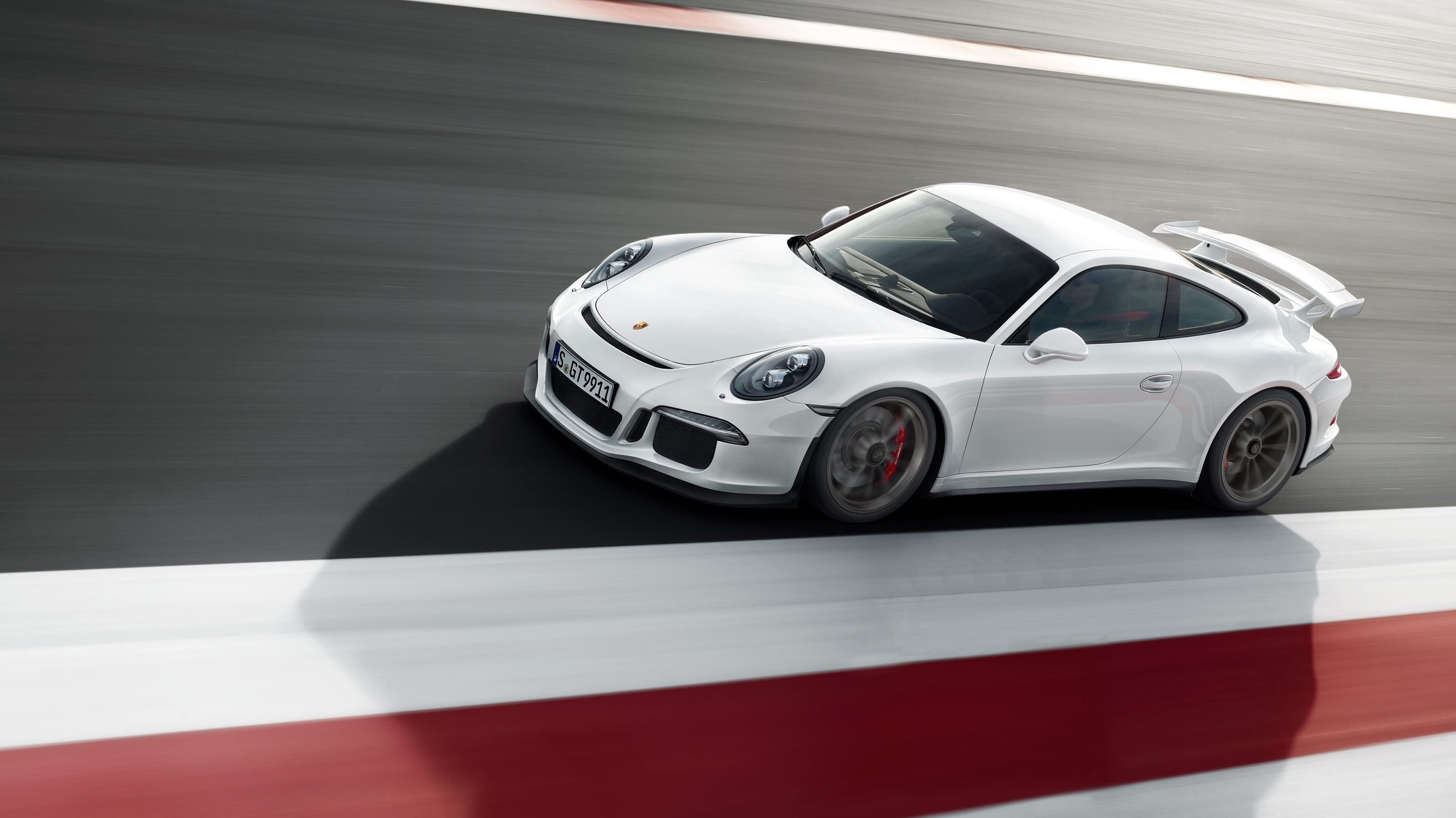 Porsche, car, long exposure, white cars, HD Wallpaper