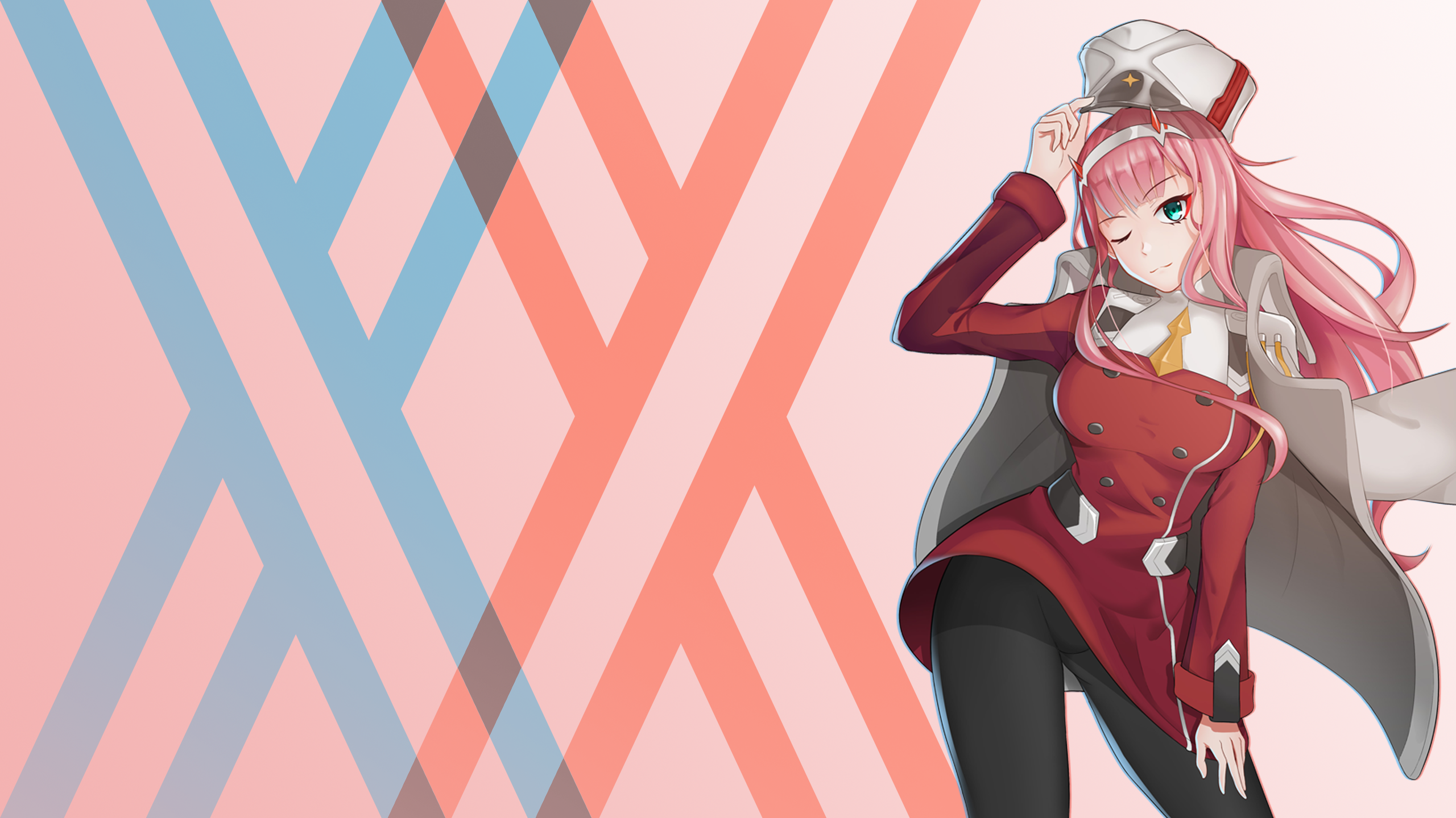 Darling in the FranXX, Zero Two (Darling in the FranXX), anime girls, pink hair, HD Wallpaper