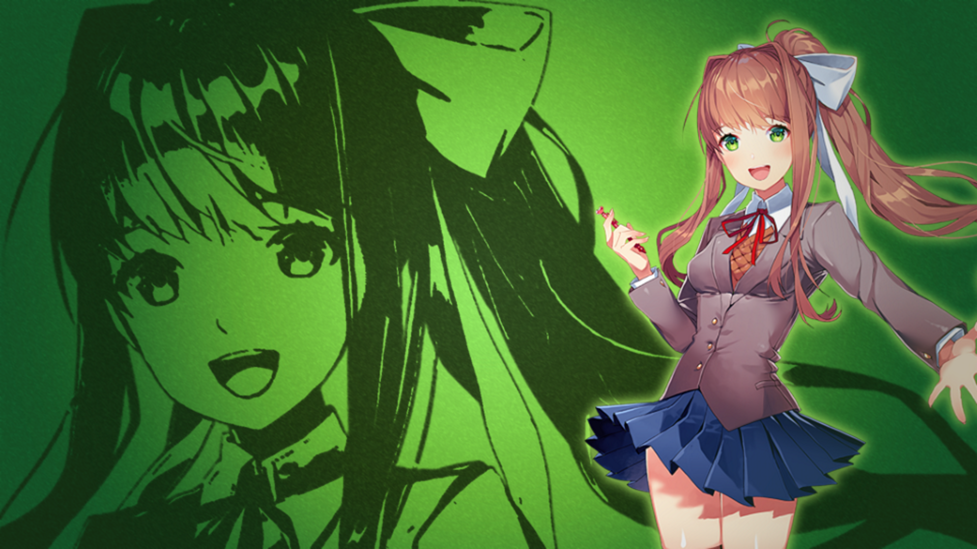Doki Doki Literature Club, anime girls, visual novel, HD Wallpaper