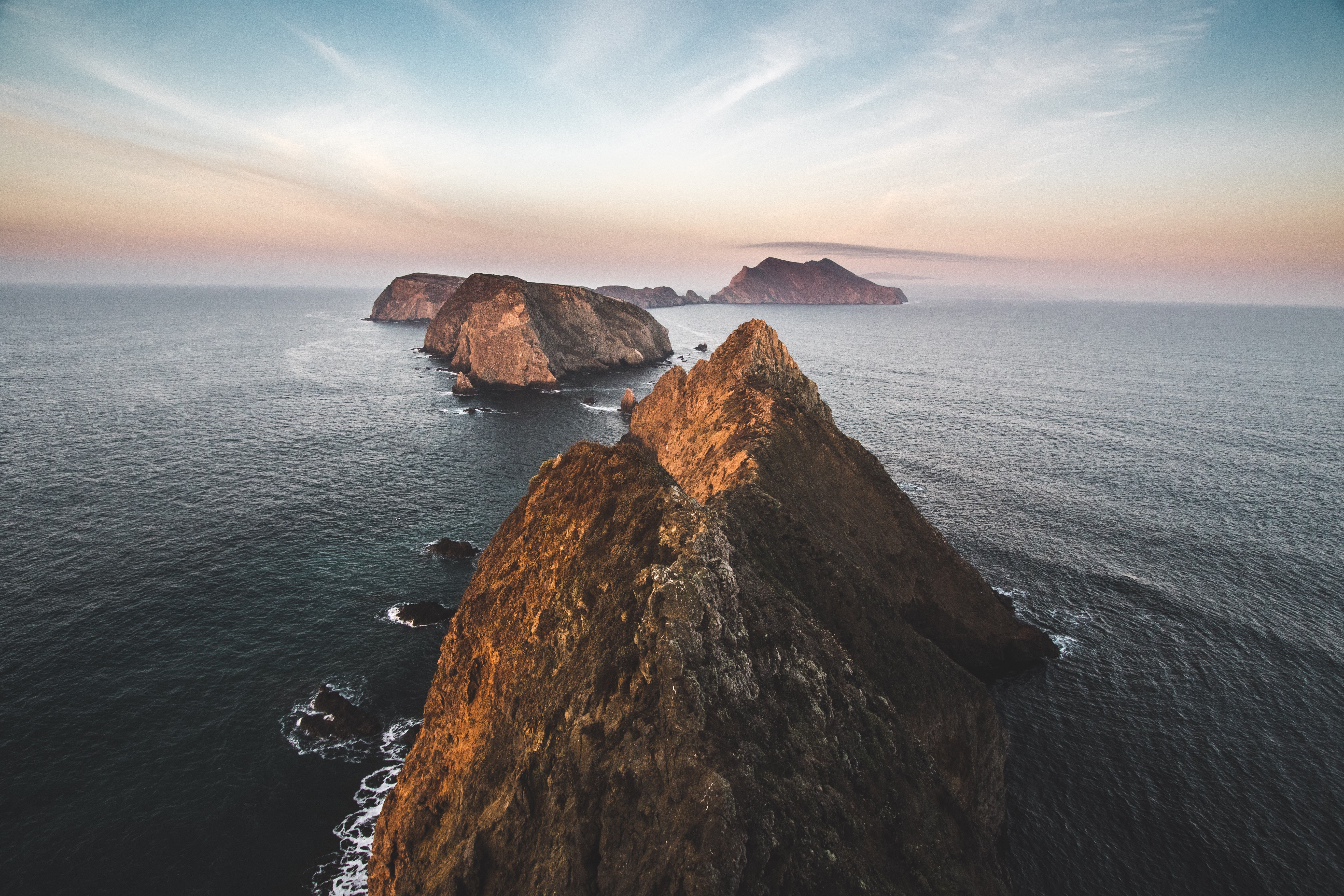 landscape, sea, sky, nature, HD Wallpaper