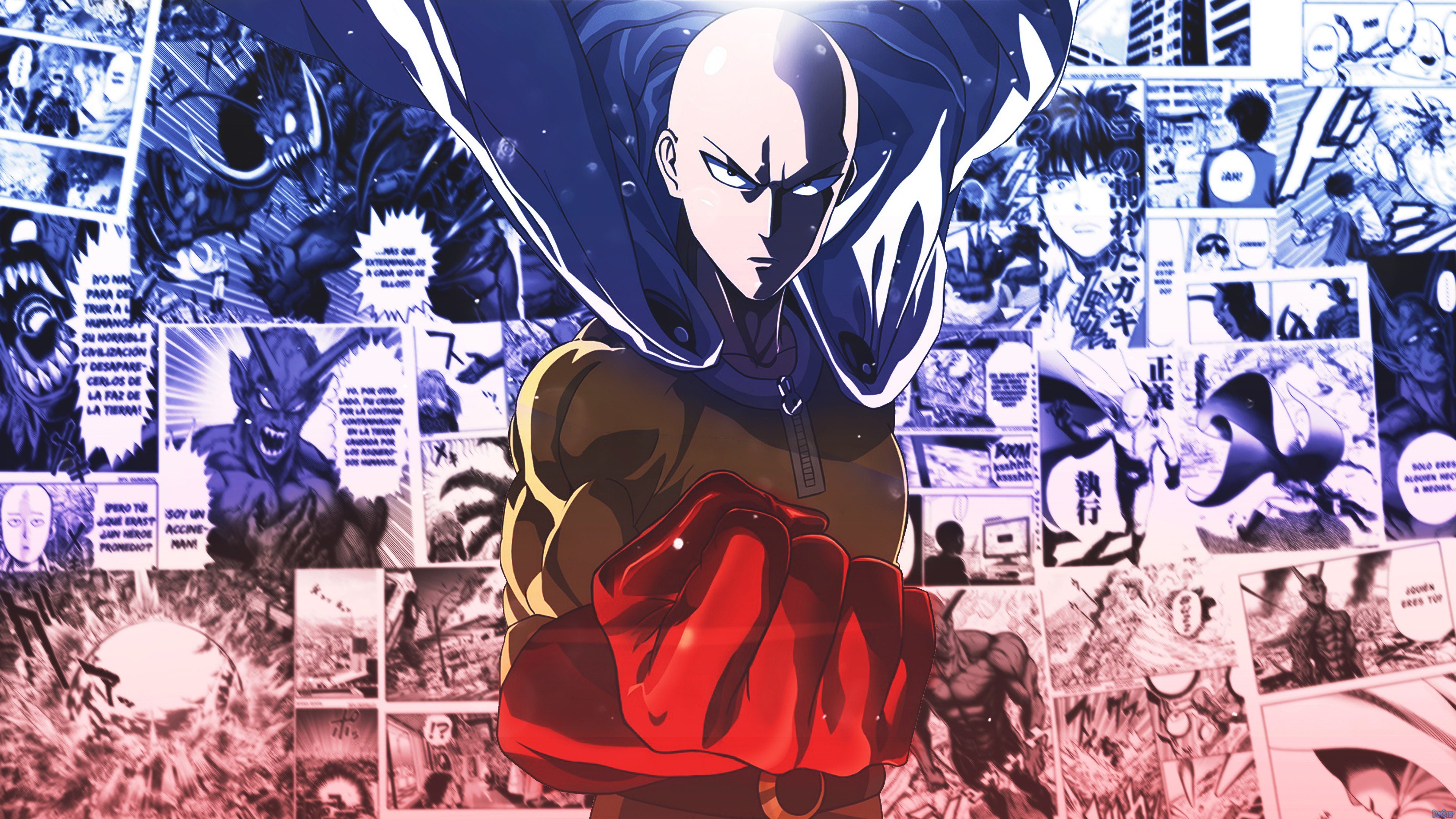 Saitama, One-Punch Man, anime, HD Wallpaper
