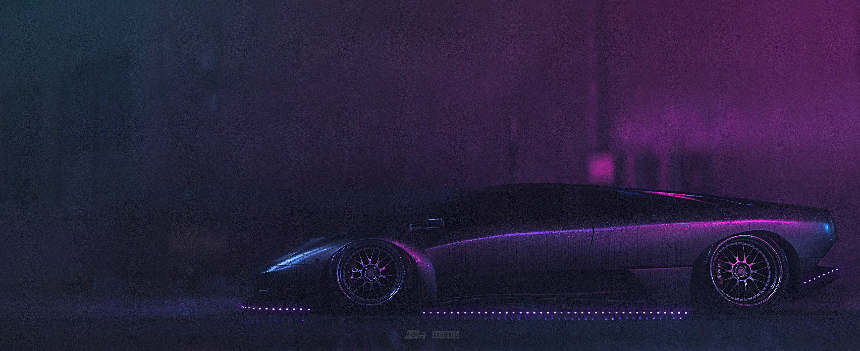 CROWNED, Need for Speed, car, vehicle, purple, HD Wallpaper