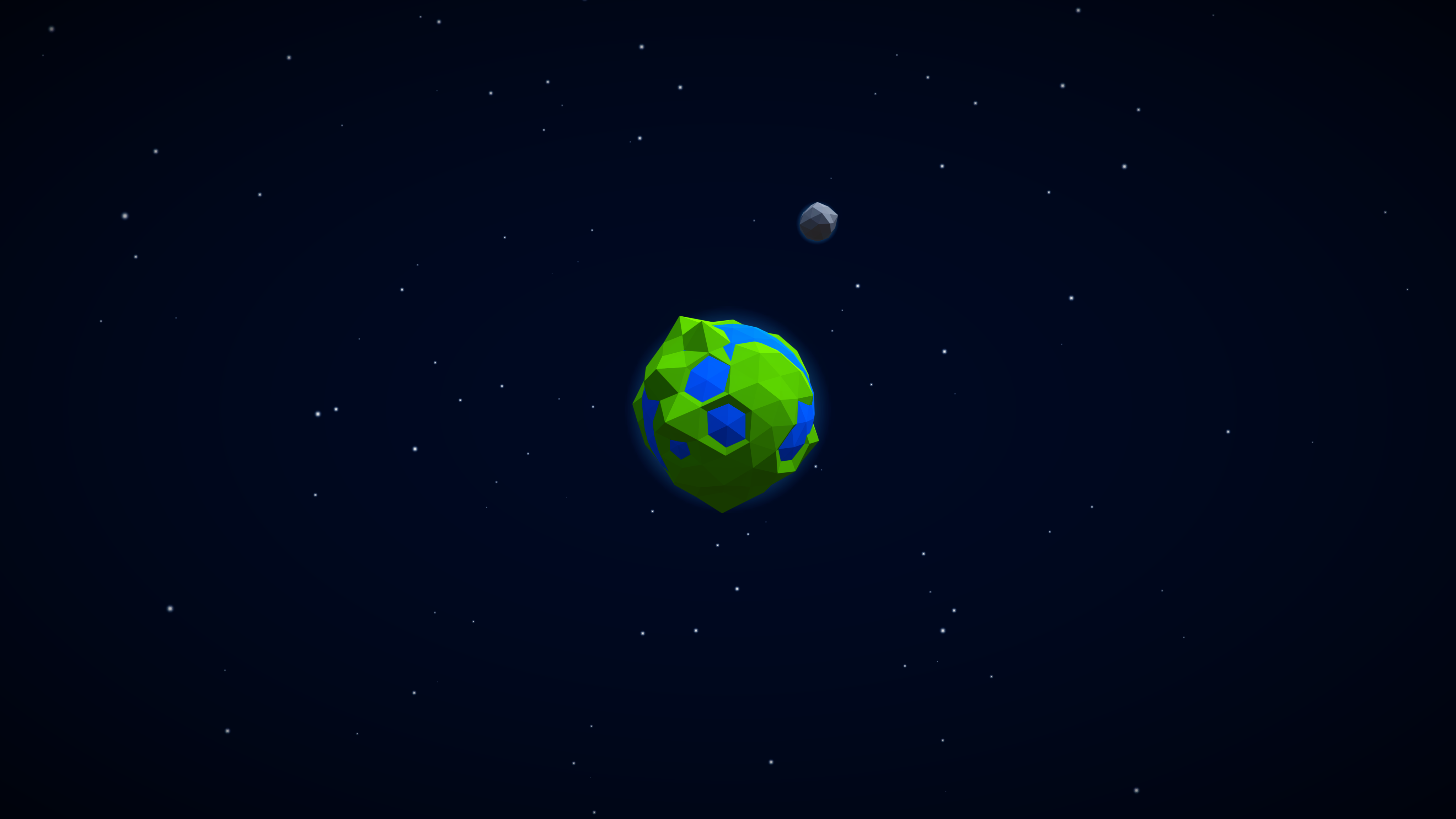 space, planet, stars, 3D, digital art, galaxy, HD Wallpaper