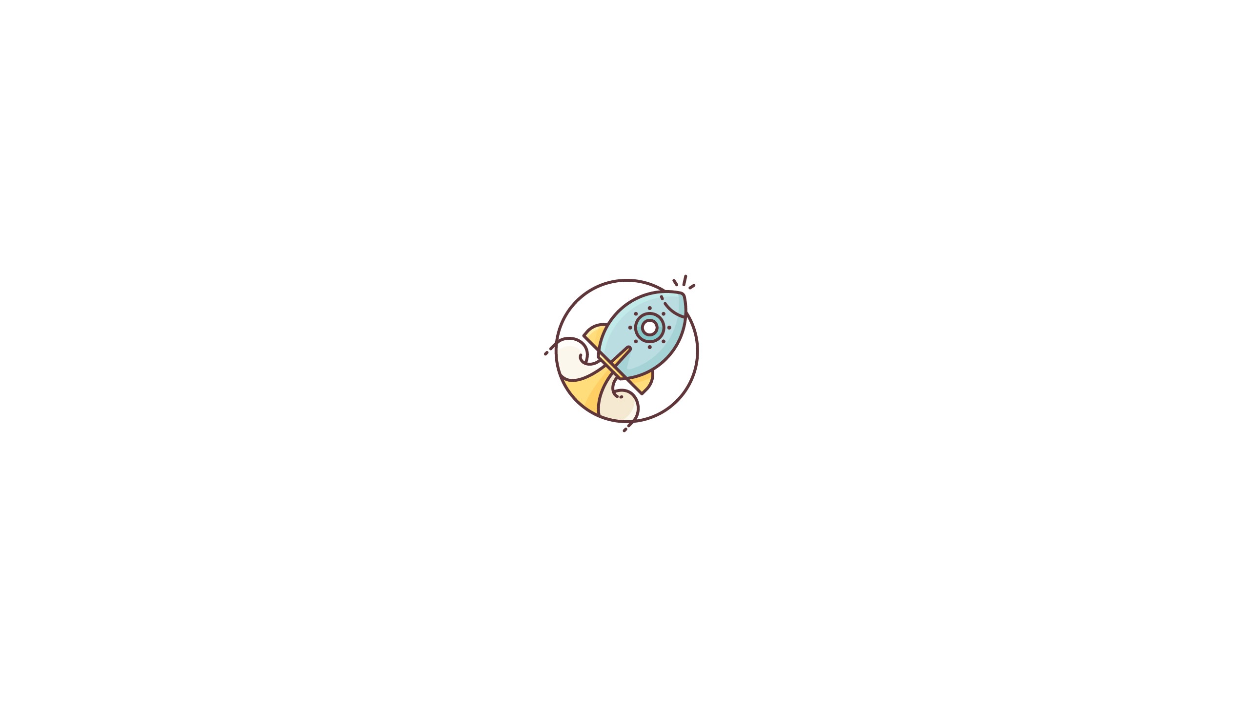 illustration, space, rocket, white background, HD Wallpaper