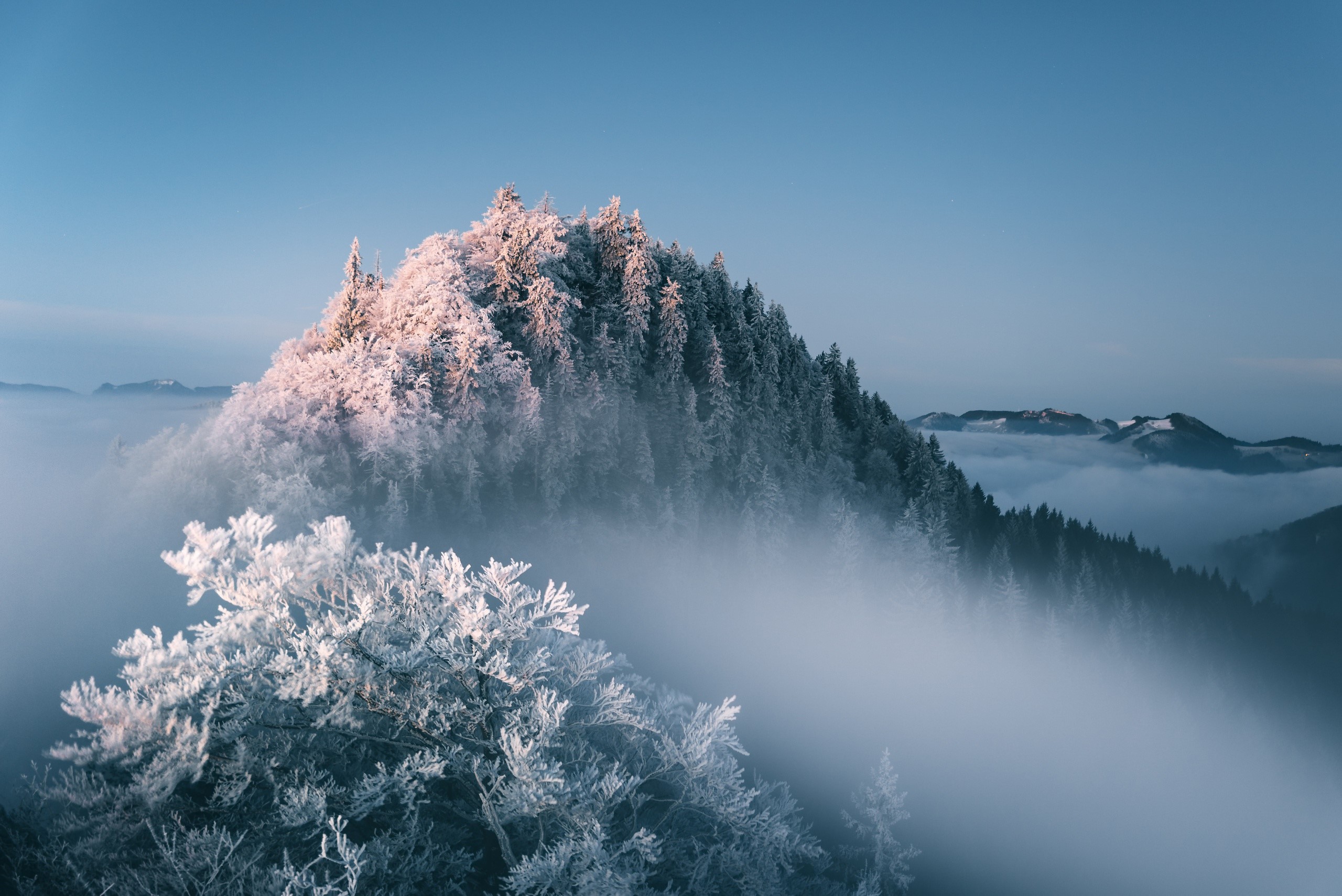 nature, landscape, winter, HD Wallpaper