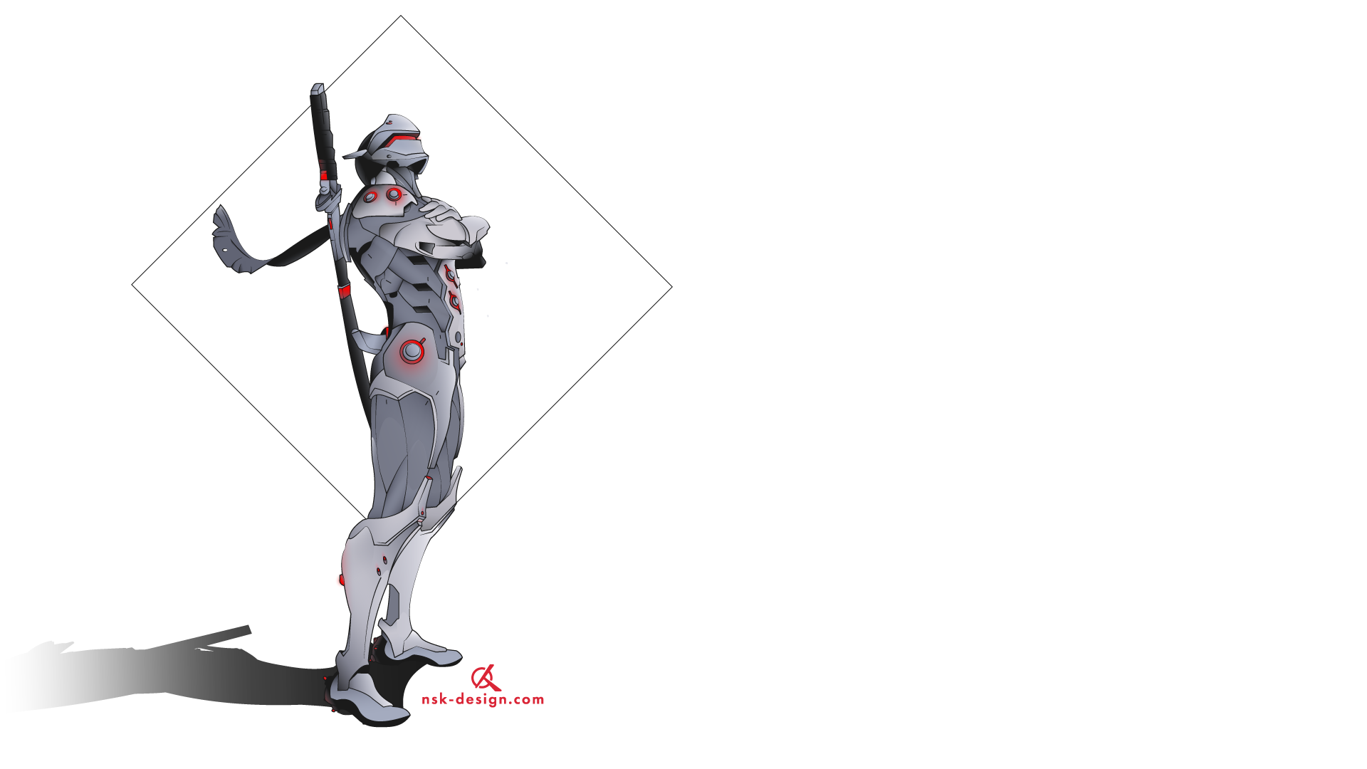 Genji, Genji (Overwatch), Genji Shimada, Oni Genji (Overwatch), cyborg, ninjas, Overwatch, Blizzard Entertainment, HD Wallpaper