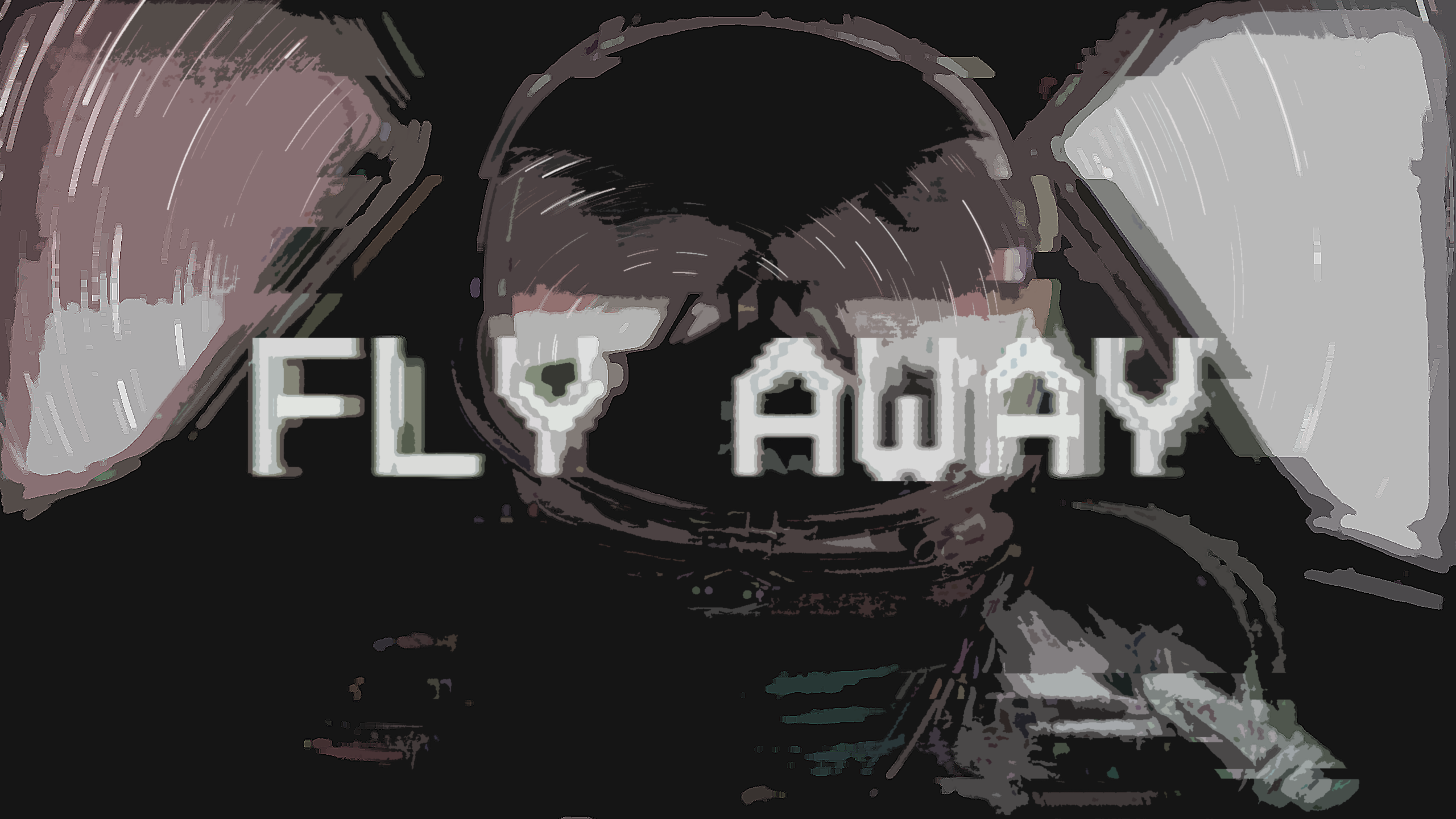 flyer, space, stars, gray, HD Wallpaper